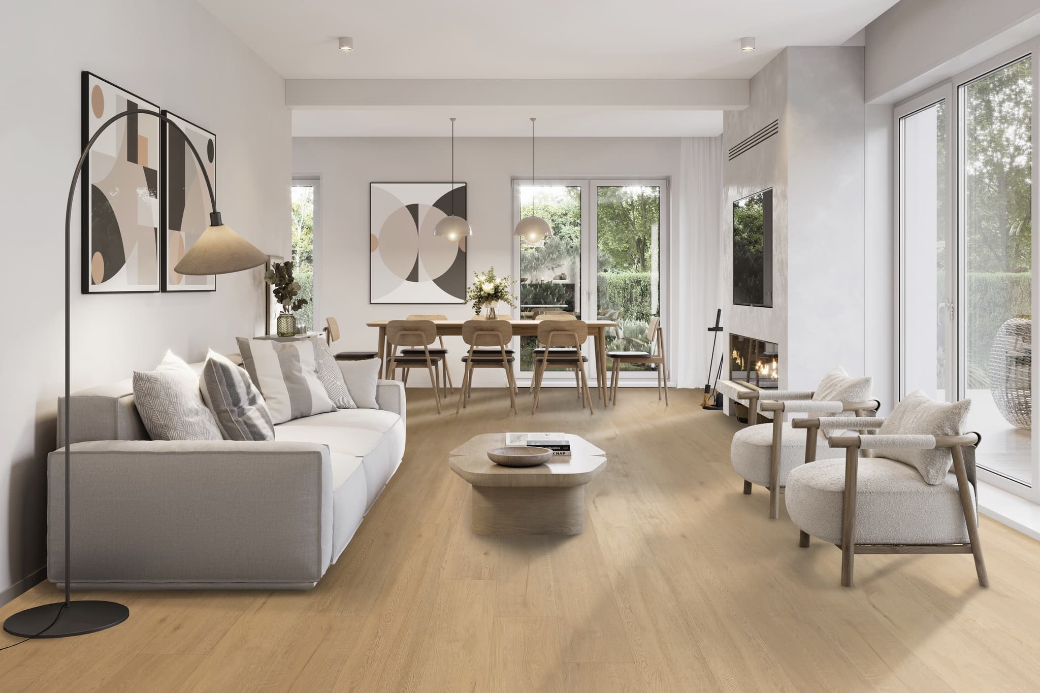 CALI Paradise Fawn 100% Waterproof (WPC) Flooring Laguna Collection - view 2