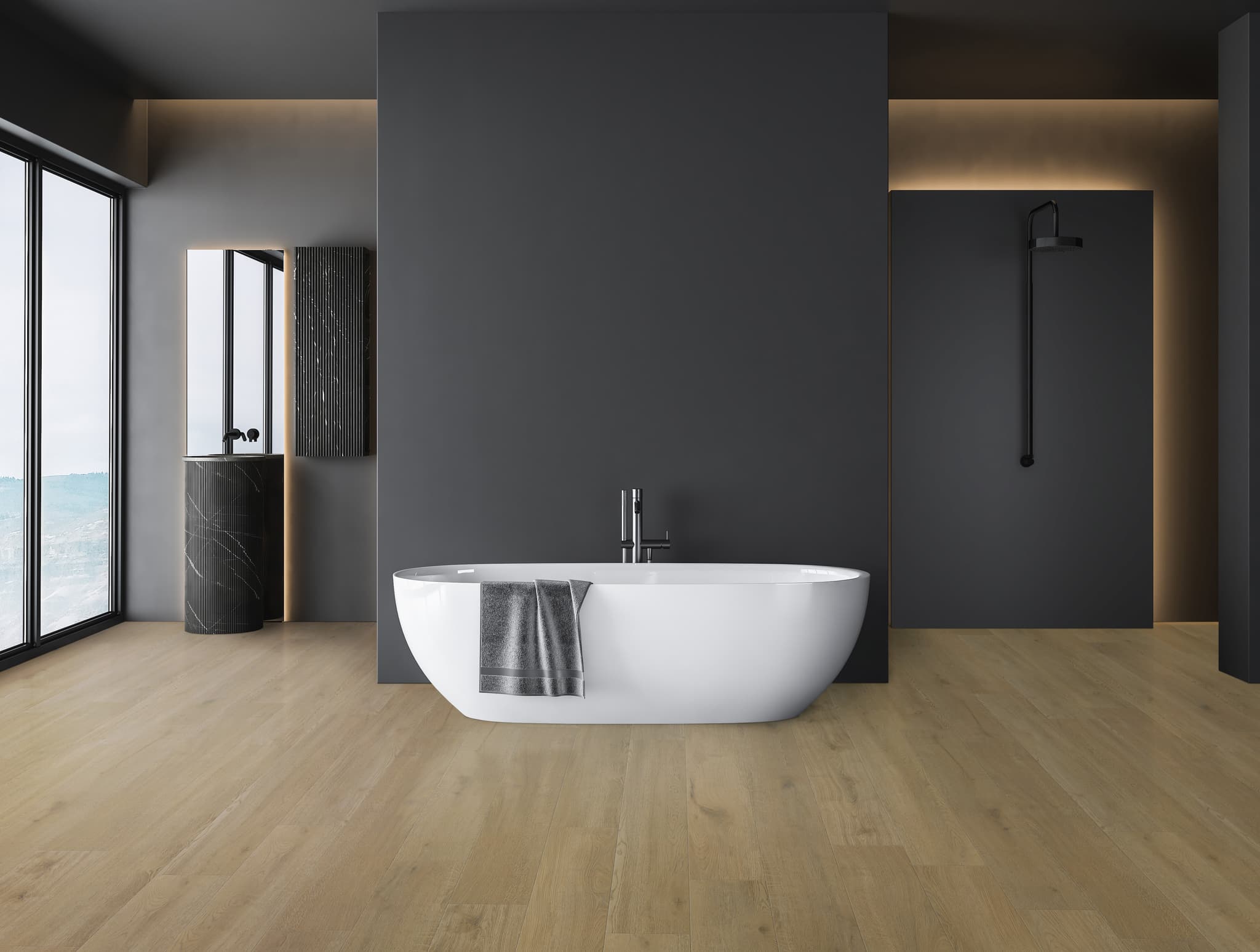 CALI Aliso Almond 100% Waterproof (WPC) Flooring Laguna Collection - view 2