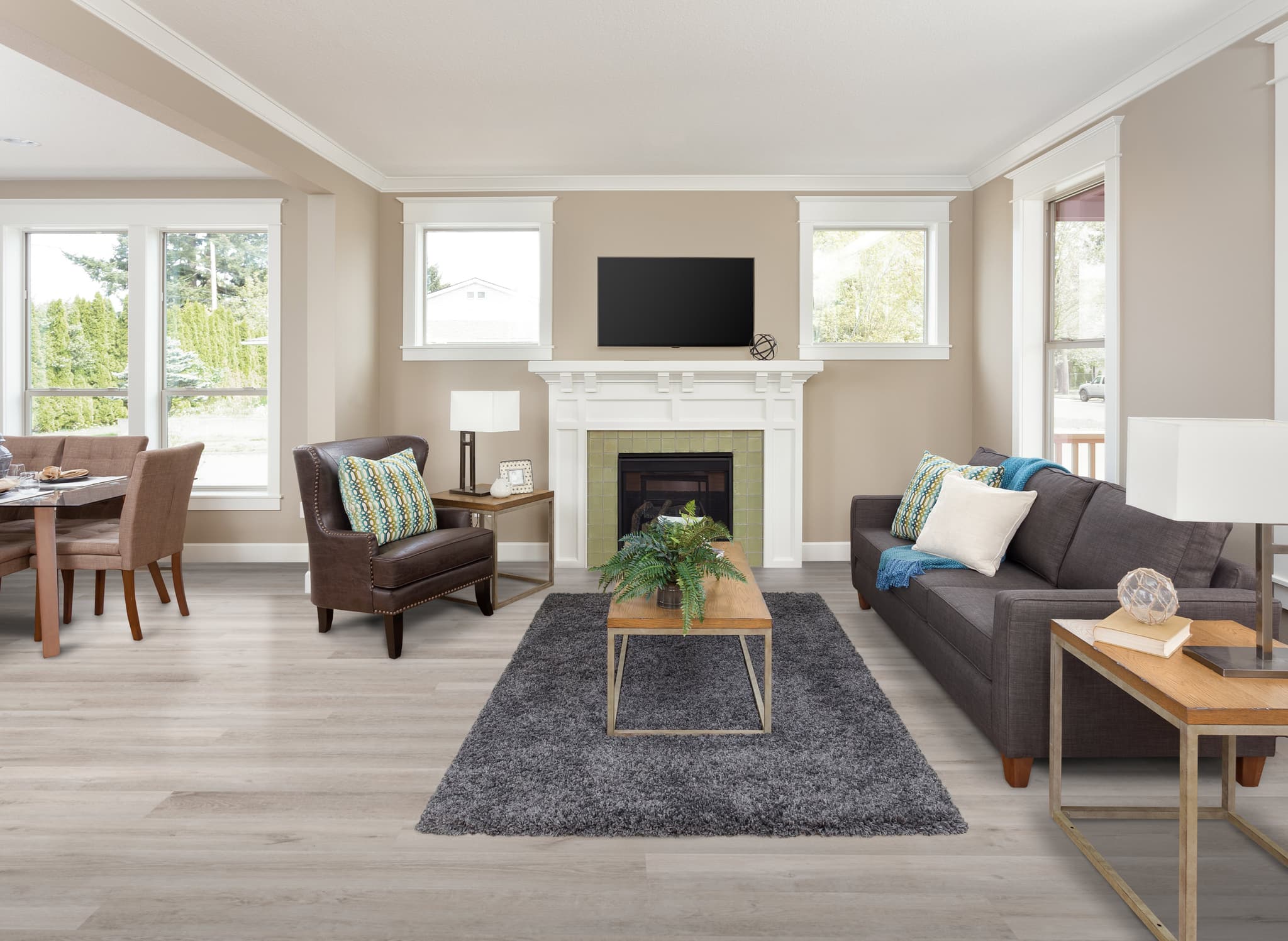 CALI Gray Ash 100% Waterproof GeoCore® (SPC Composite) Flooring Select Collection - view 3