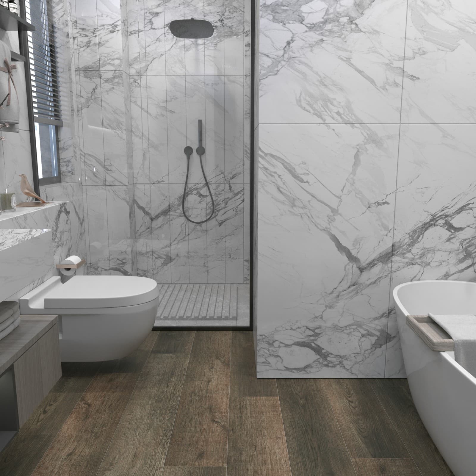 CALI Thornwood 100% Waterproof GeoCore® (SPC Composite) Flooring — Select Collection — detail view 4