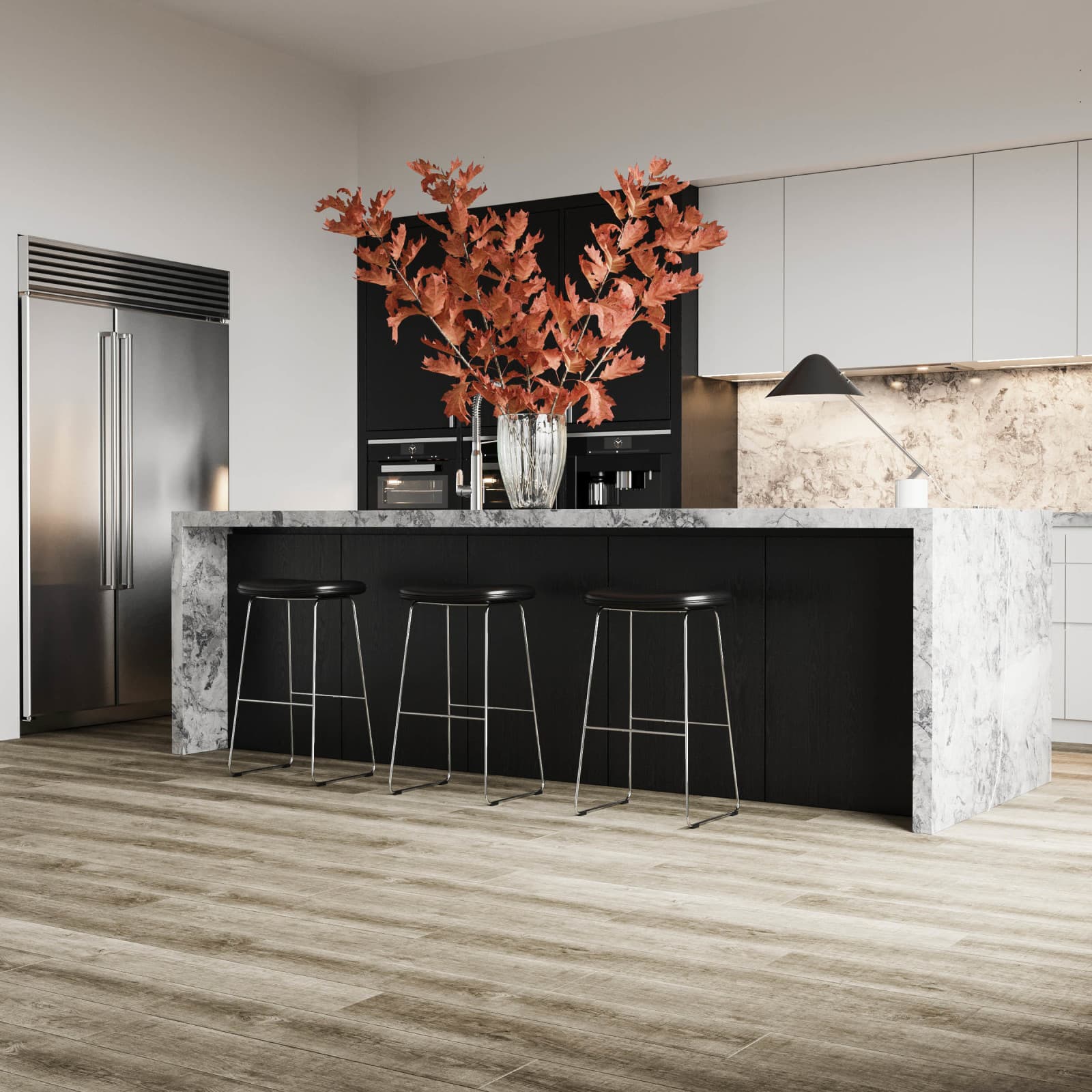 CALI Dusty Dune 100% Waterproof GeoCore® (SPC Composite) Flooring — Select Collection — detail view 3