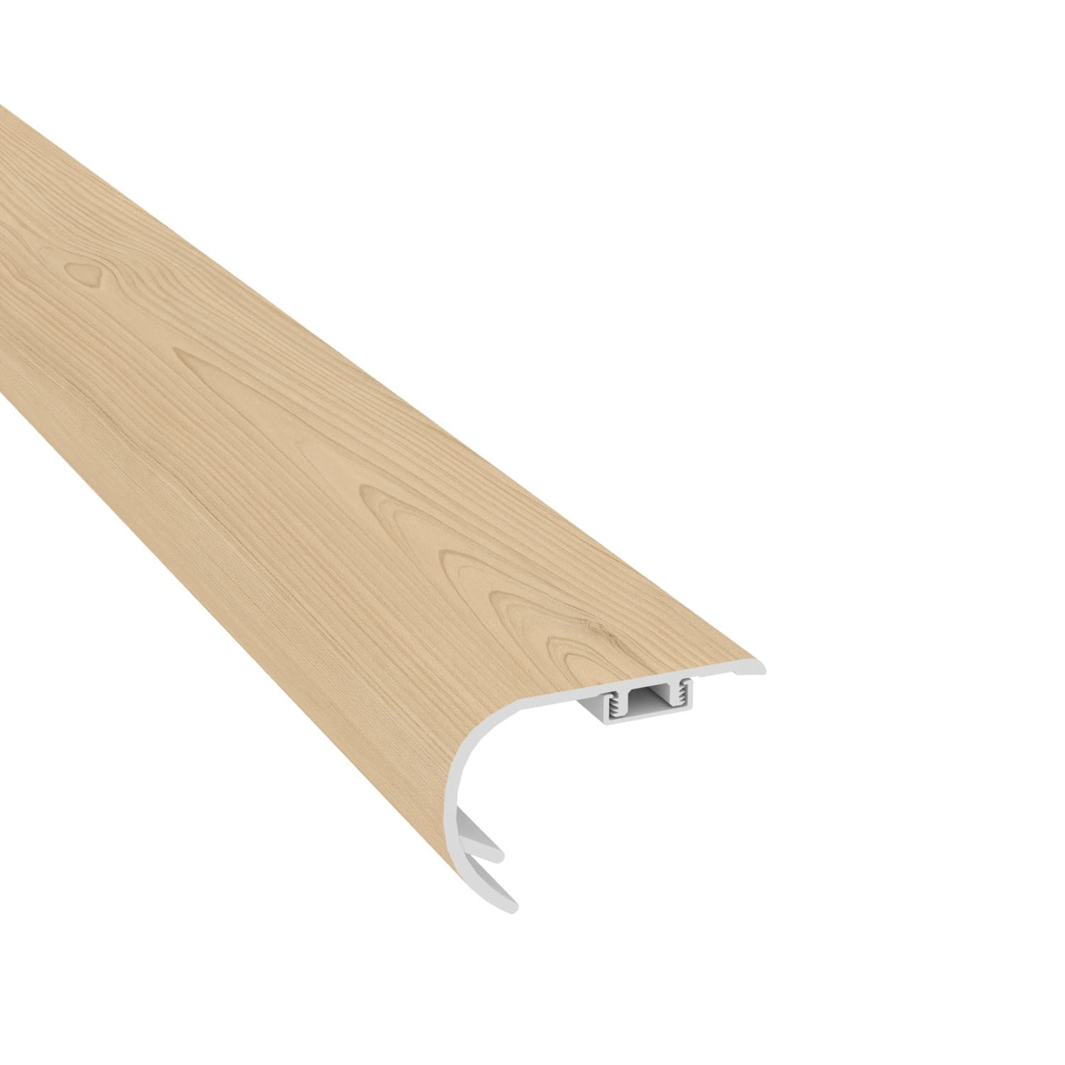 Caspar Cream CALI Vinyl Stair Nosing Overlap