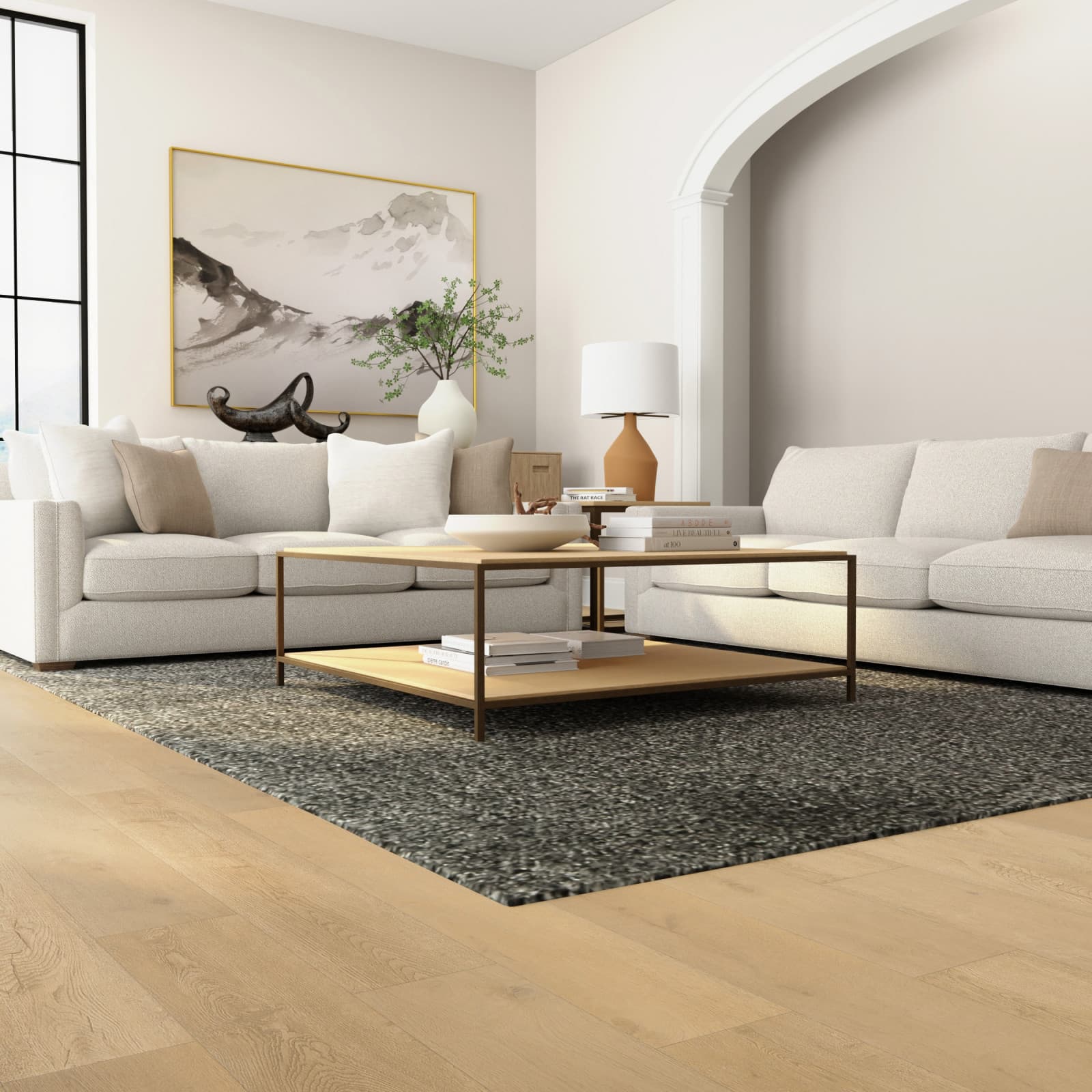 CALI Laguna Sand 100% Waterproof GeoCore (SPC) Flooring — Select Premium Collection — detail view 3