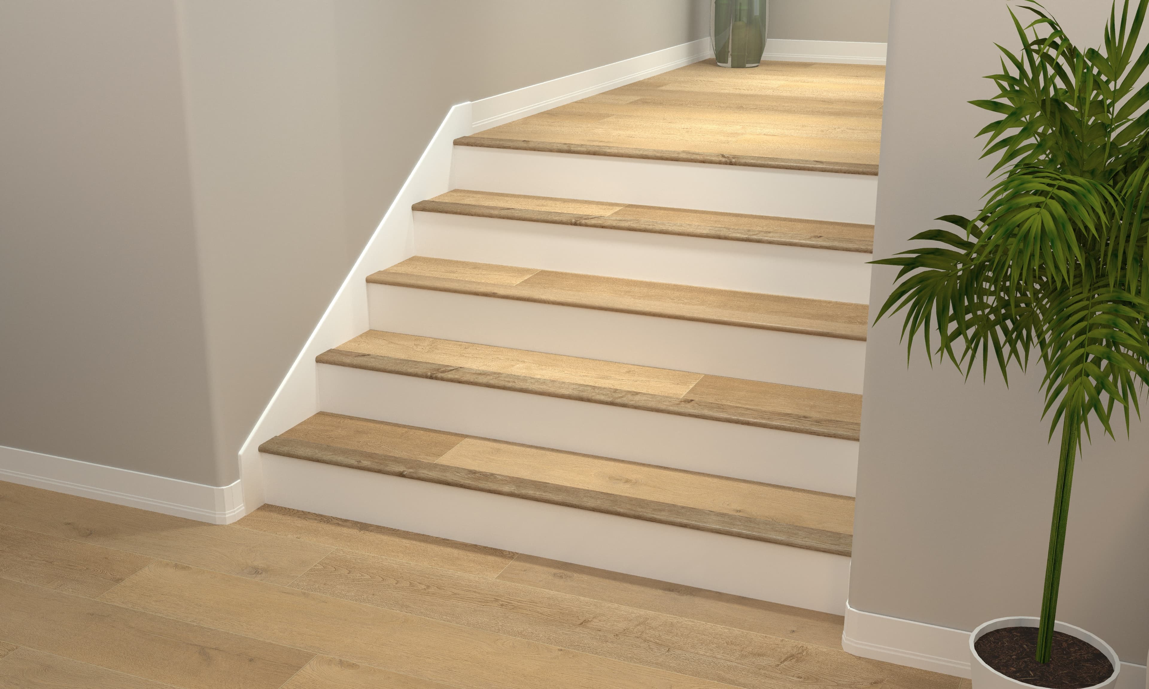 Laguna Sand CALI Vinyl Stair Nosing Overlap - Image 2