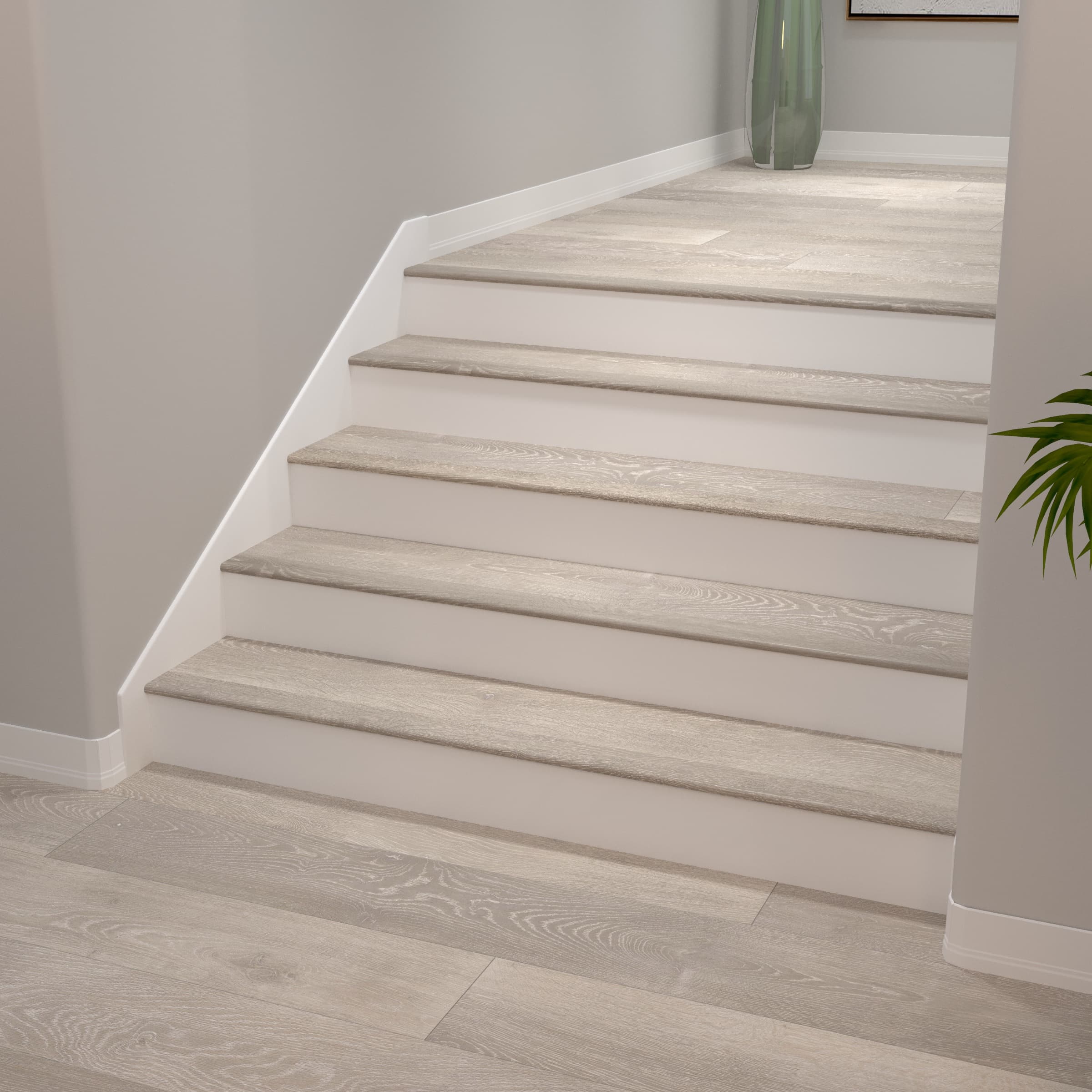 Whitewater Oak CALI Vinyl Stair Nosing Flush - Image 2