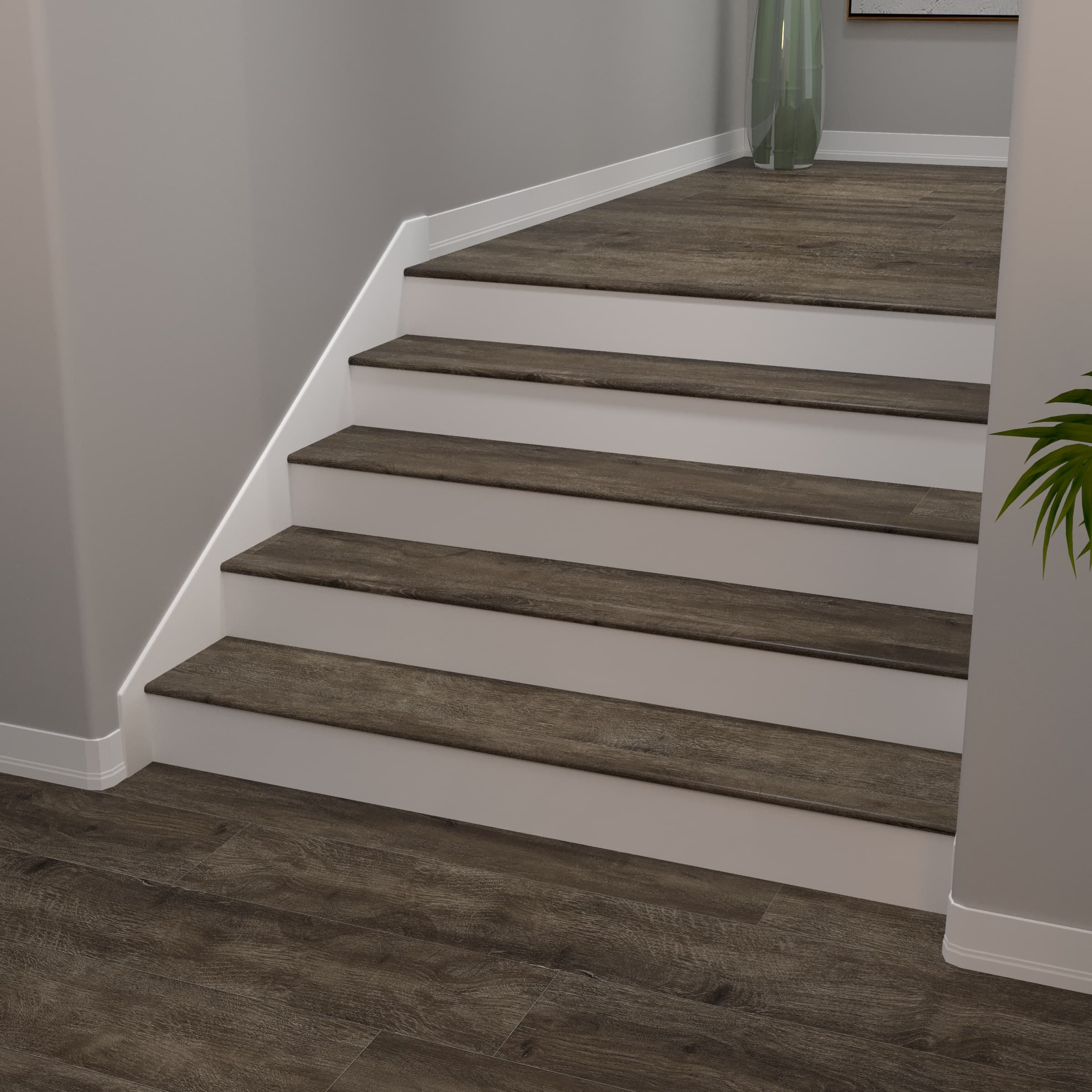Offshore Oak CALI Vinyl Stair Nosing Flush - Image 2