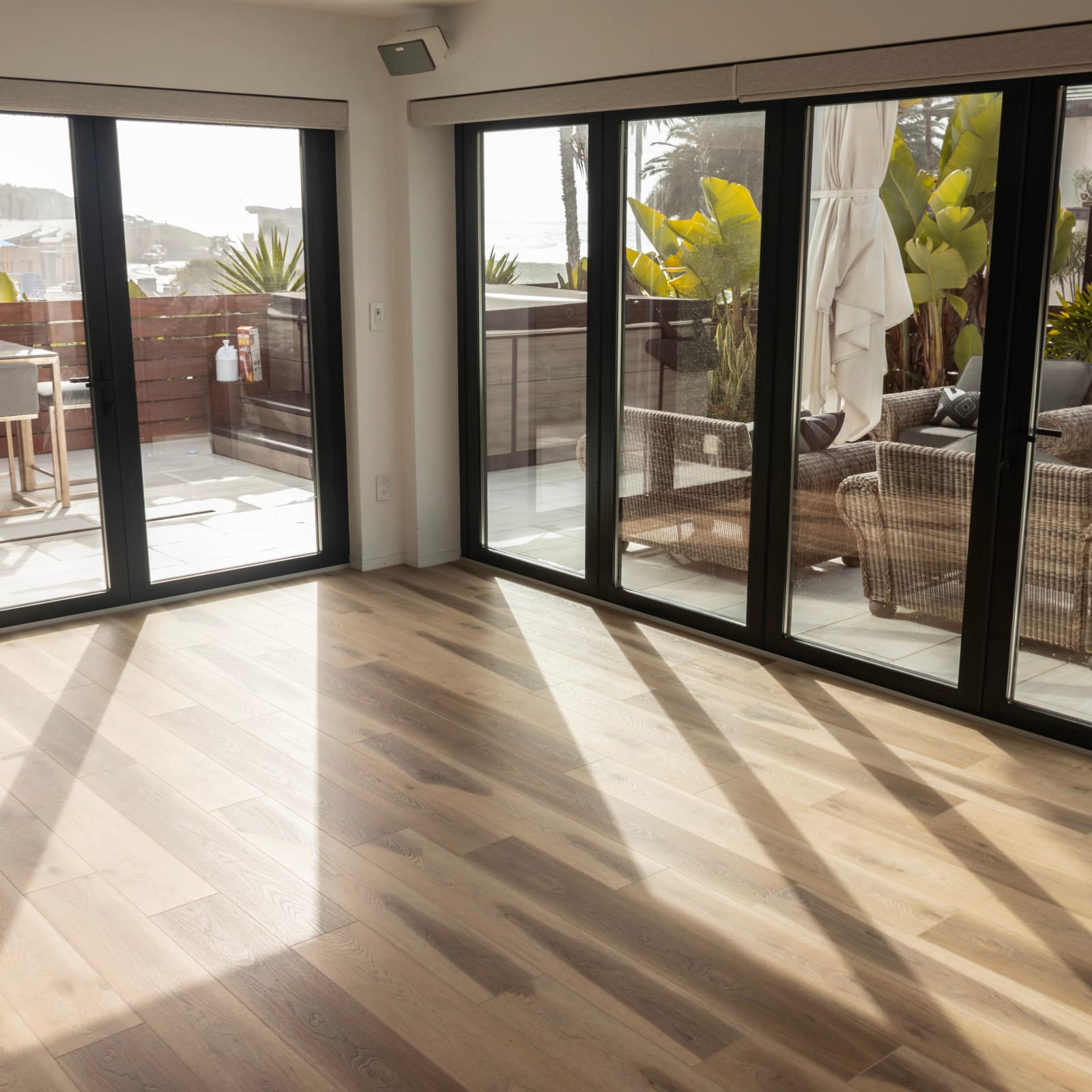 CALI Cantina Oak Flooring — Windansea Low Tide Collection — installed in room