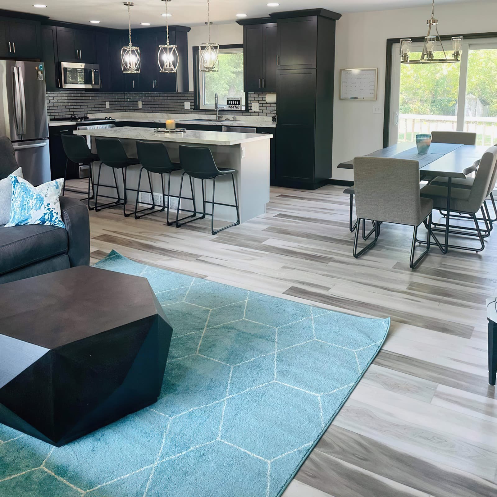 CALI Seascapes Hickory Flooring — Windansea Low Tide Collection — detail view 3