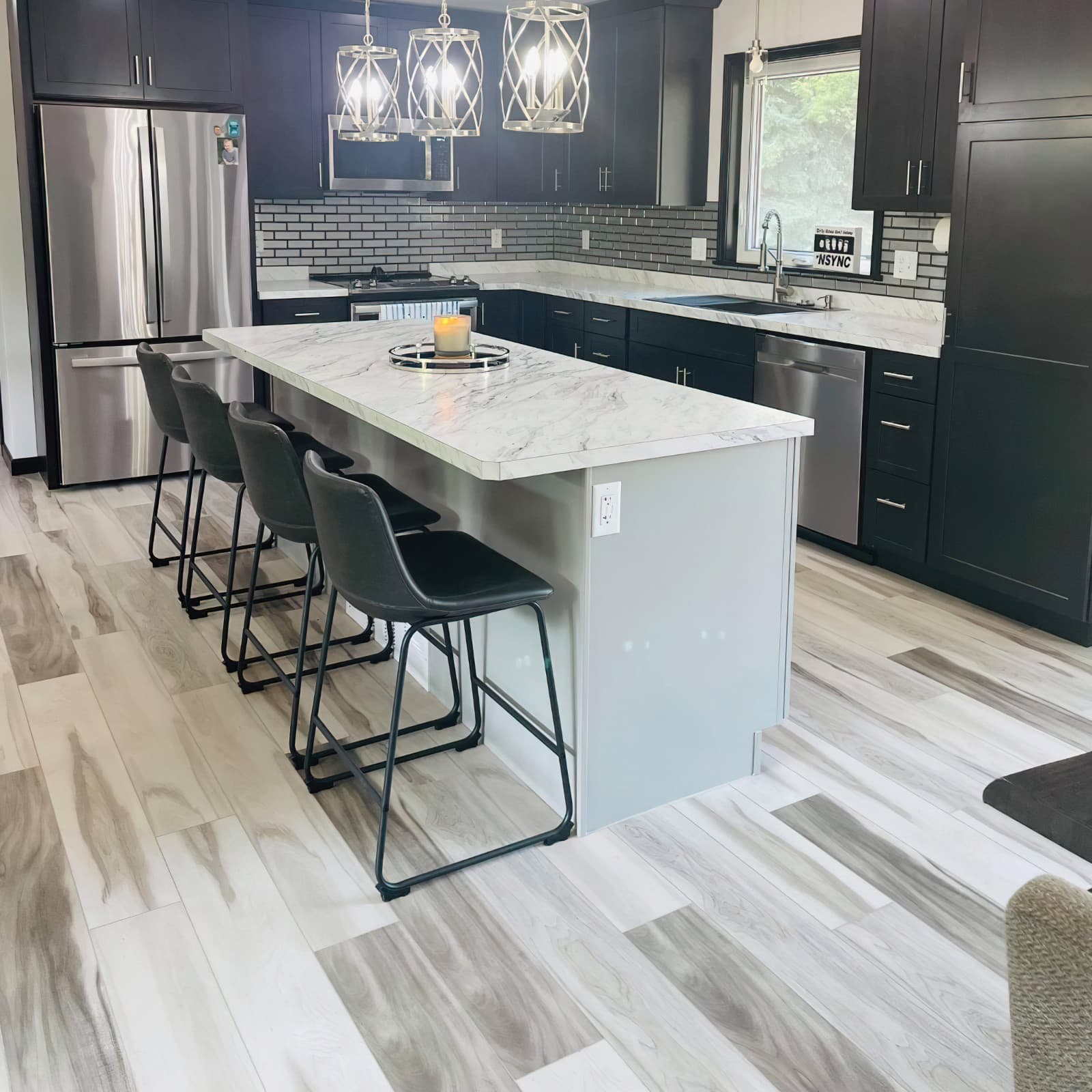CALI Seascapes Hickory Flooring — Windansea Low Tide Collection — detail view 4