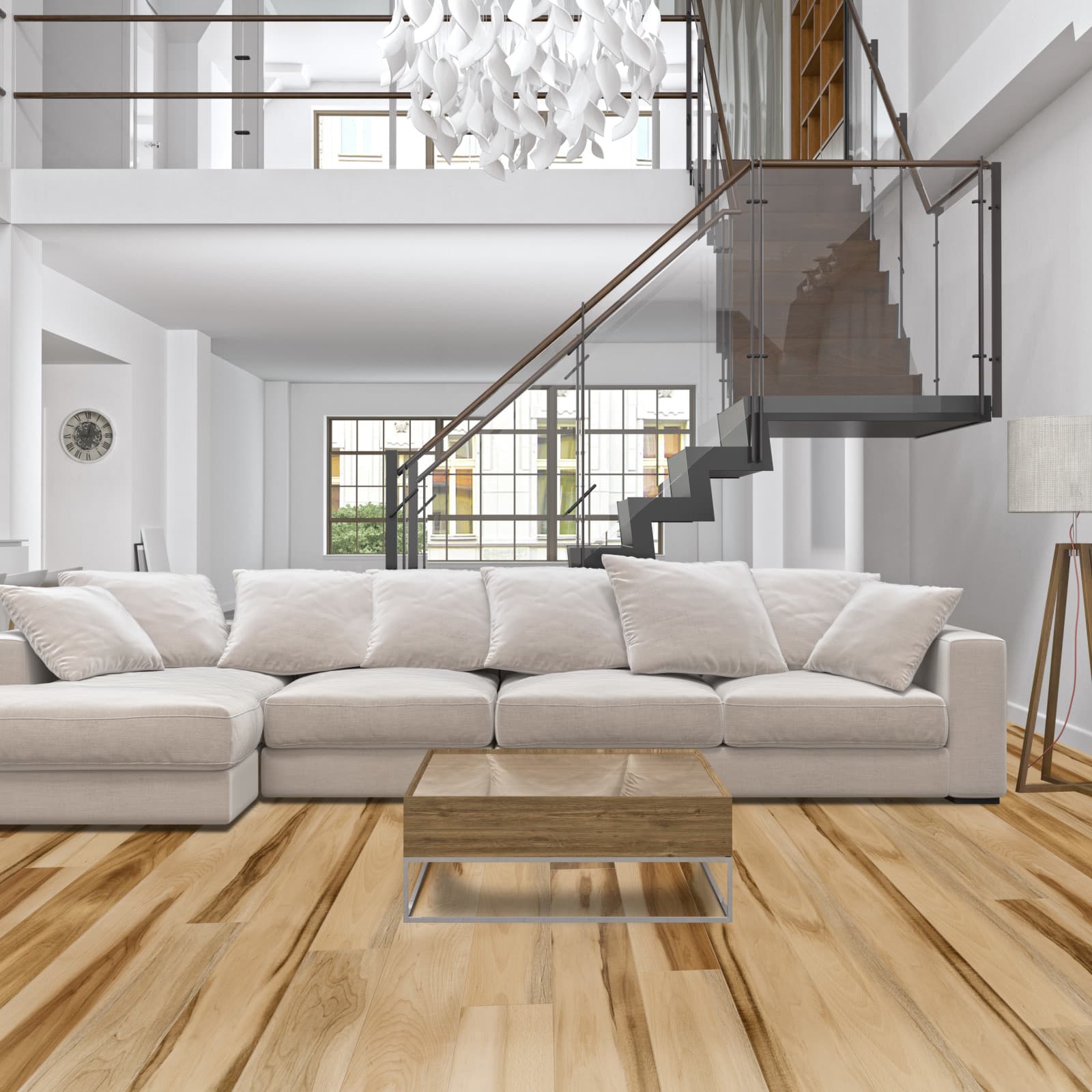 CALI Huntington Hickory Flooring — Windansea Low Tide Collection — detail view 3
