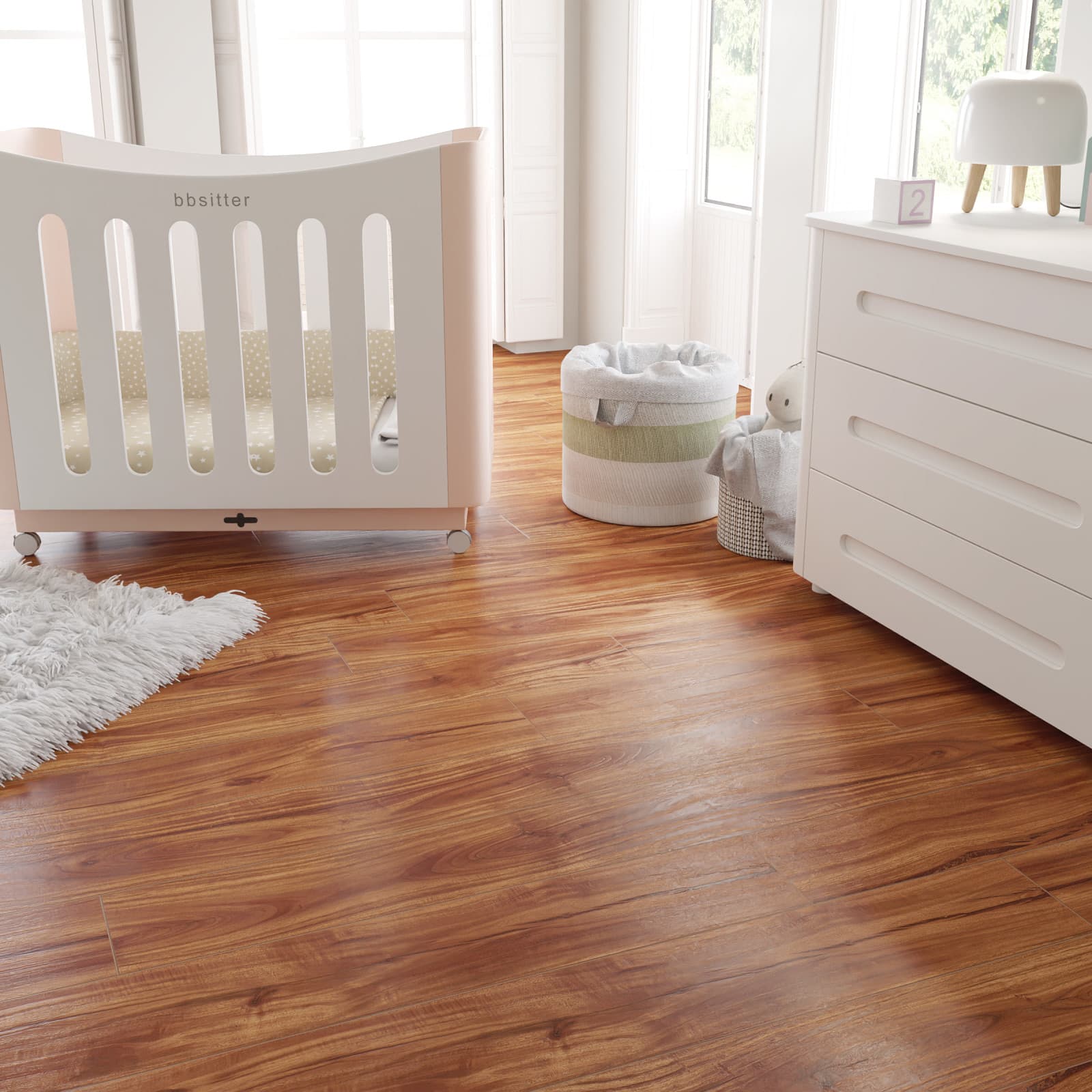 CALI Classic Acacia Flooring — Windansea Low Tide Collection — installed in room