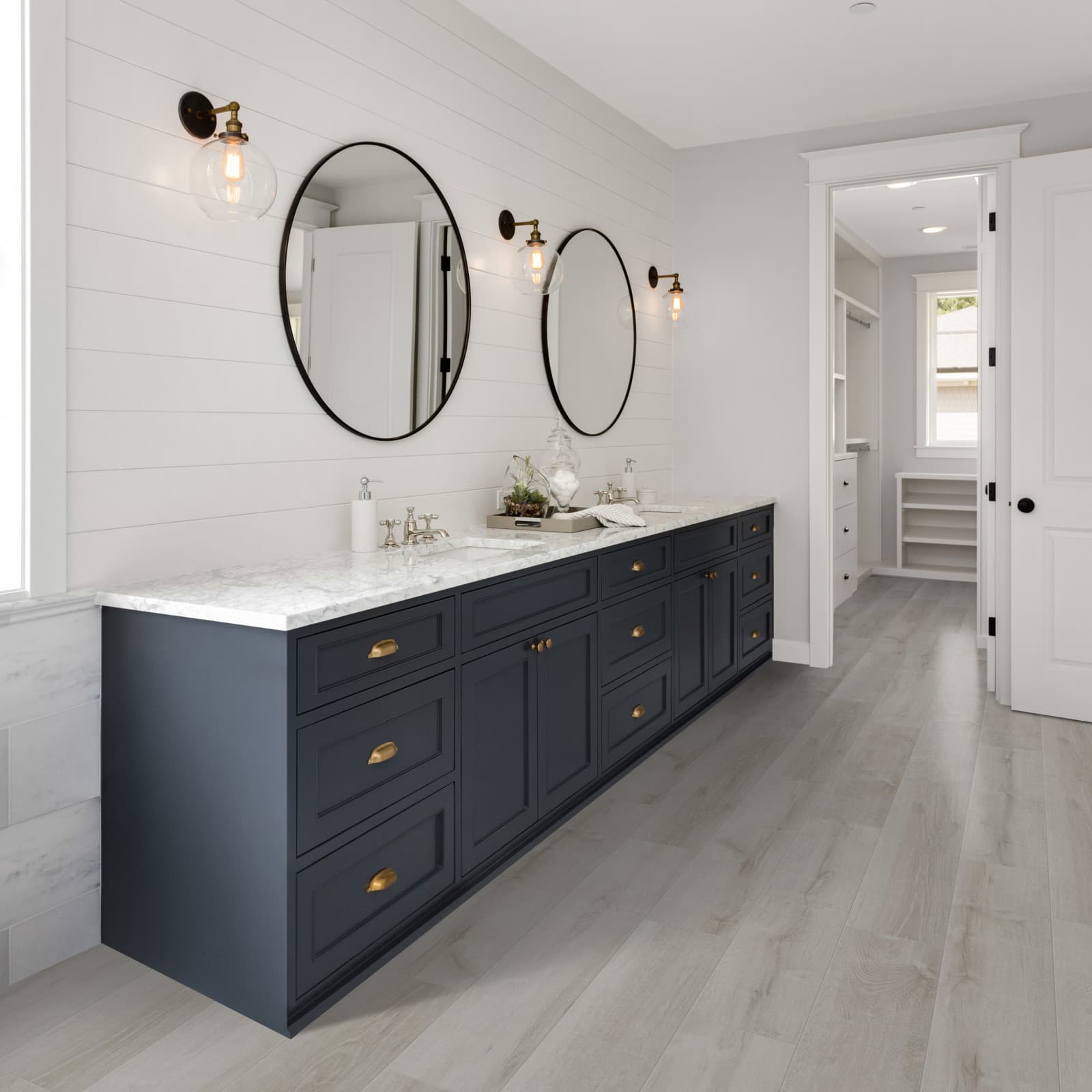 CALI White Aspen Flooring — Windansea Low Tide Collection — installed in room