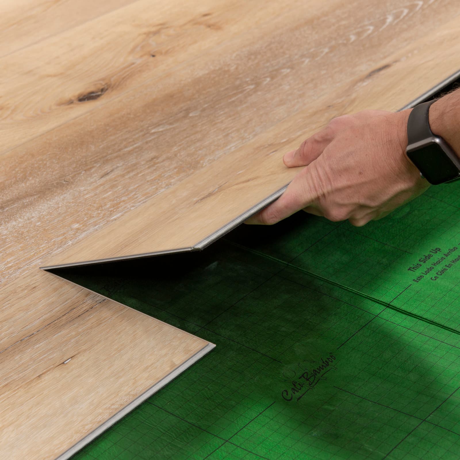 CALI Natural Elm Flooring — Windansea Low Tide Collection — detail view 5