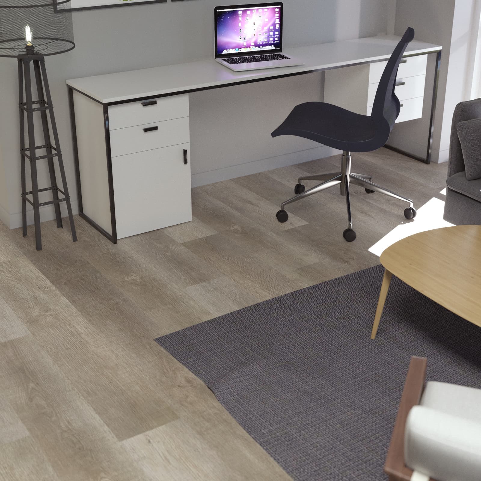 CALI Seaswept Oak 100% Waterproof Stone Plastic Composite (SPC) Flooring — Select XL Collection — detail view 4