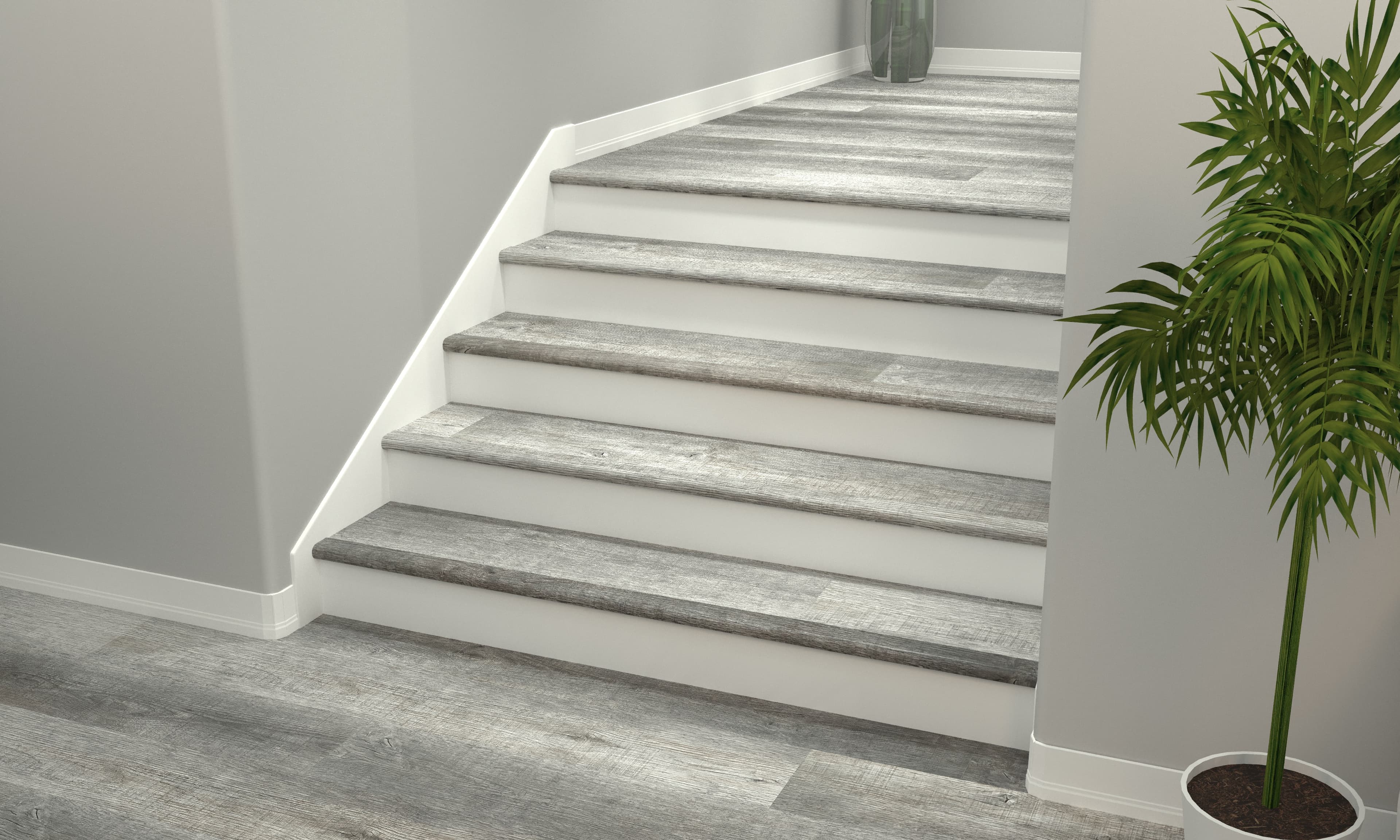 Seaswept Oak CALI Vinyl Stair Nosing Overlap - Image 2