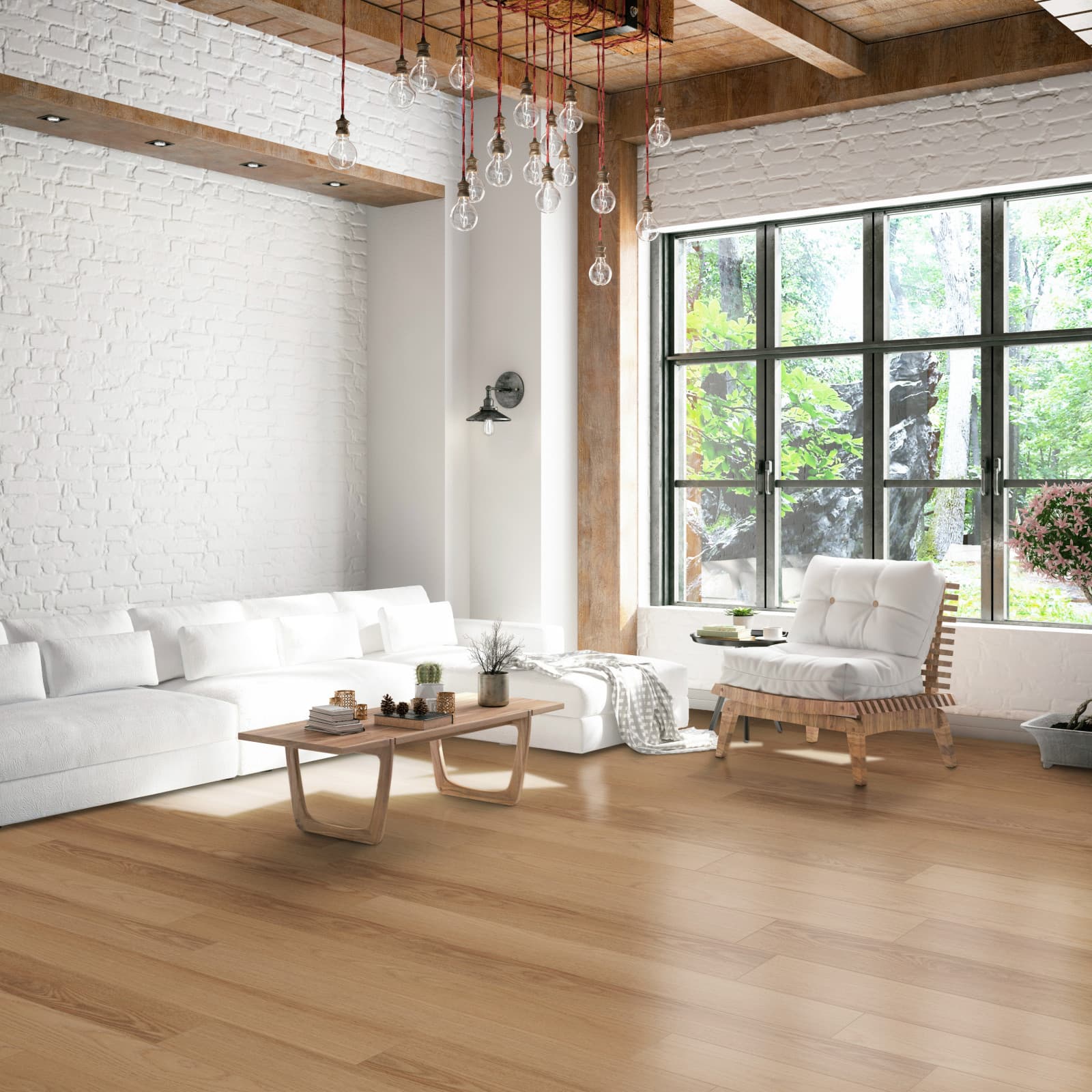 CALI Honey Beam 100% Waterproof (WPC) Flooring Trestles Collection - view 2