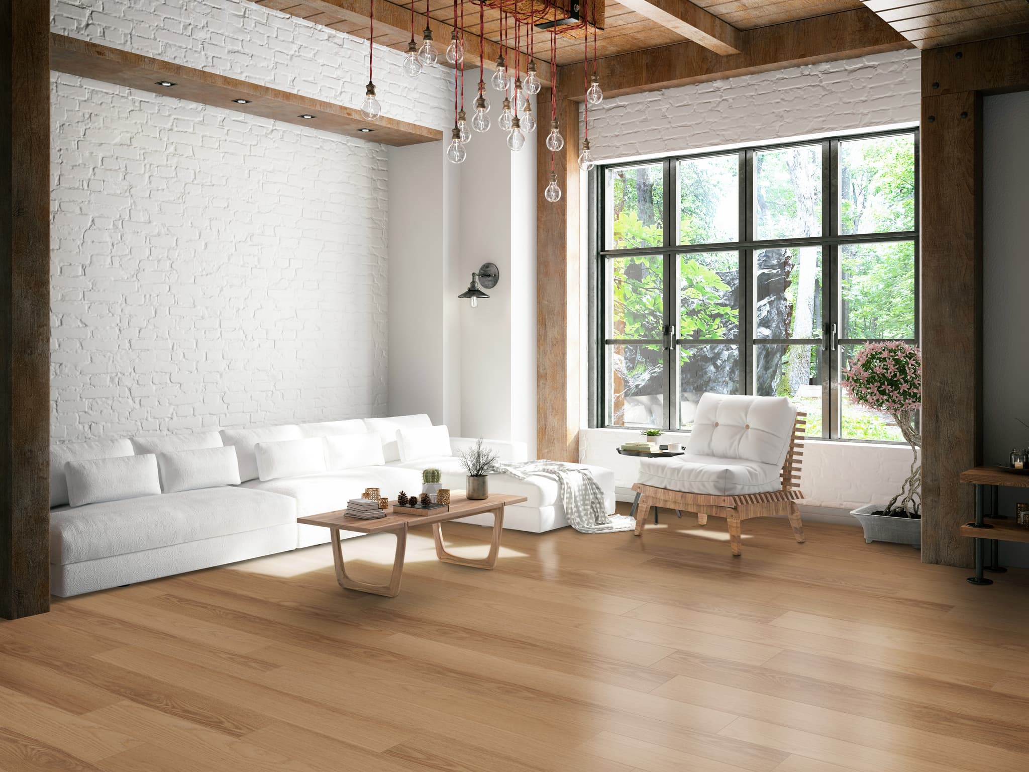 CALI Honey Beam 100% Waterproof (WPC) Flooring Trestles Collection - view 2