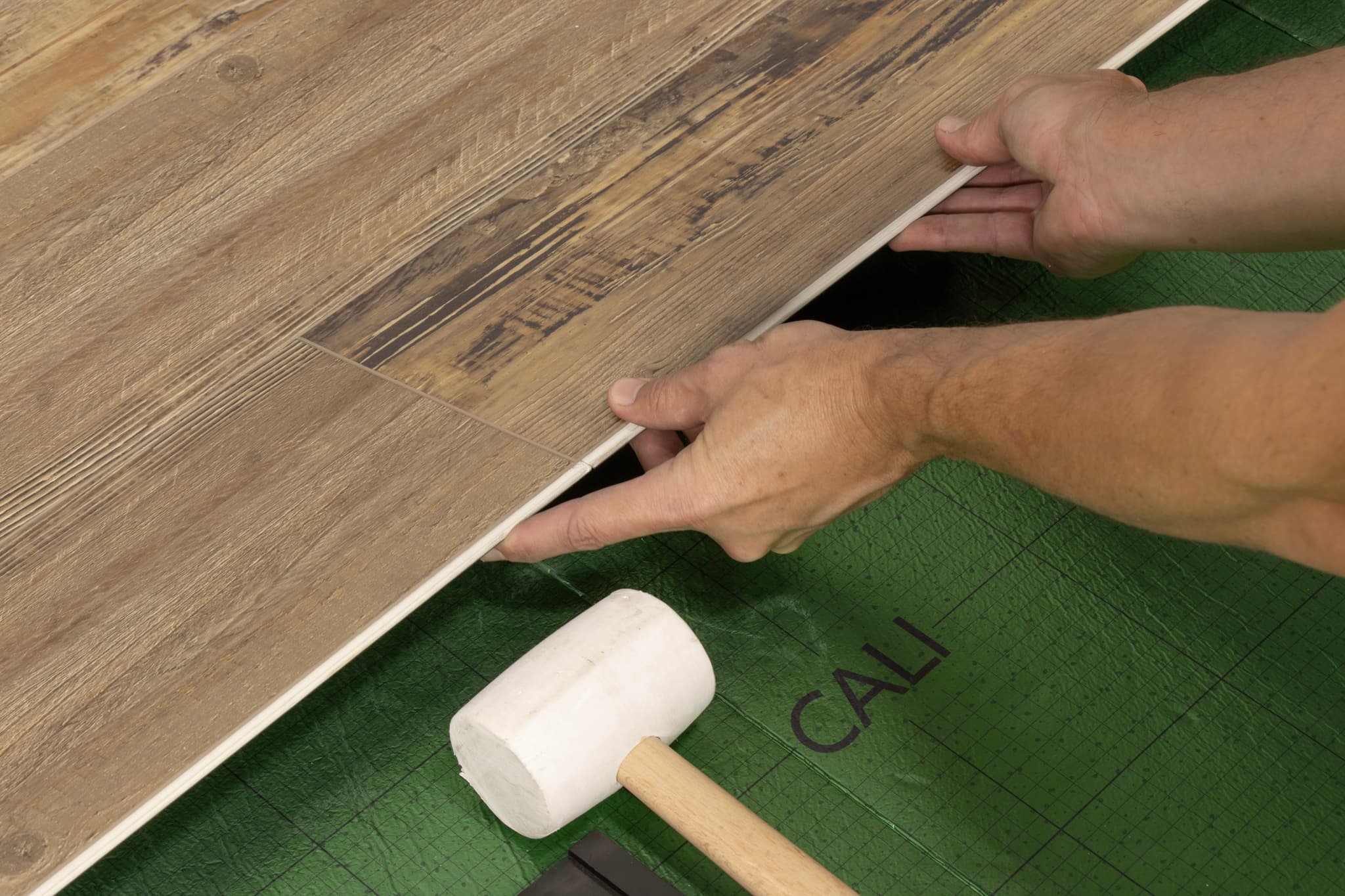 CALI Weathered Ledge 100% Waterproof (WPC) Flooring Trestles Collection - view 4