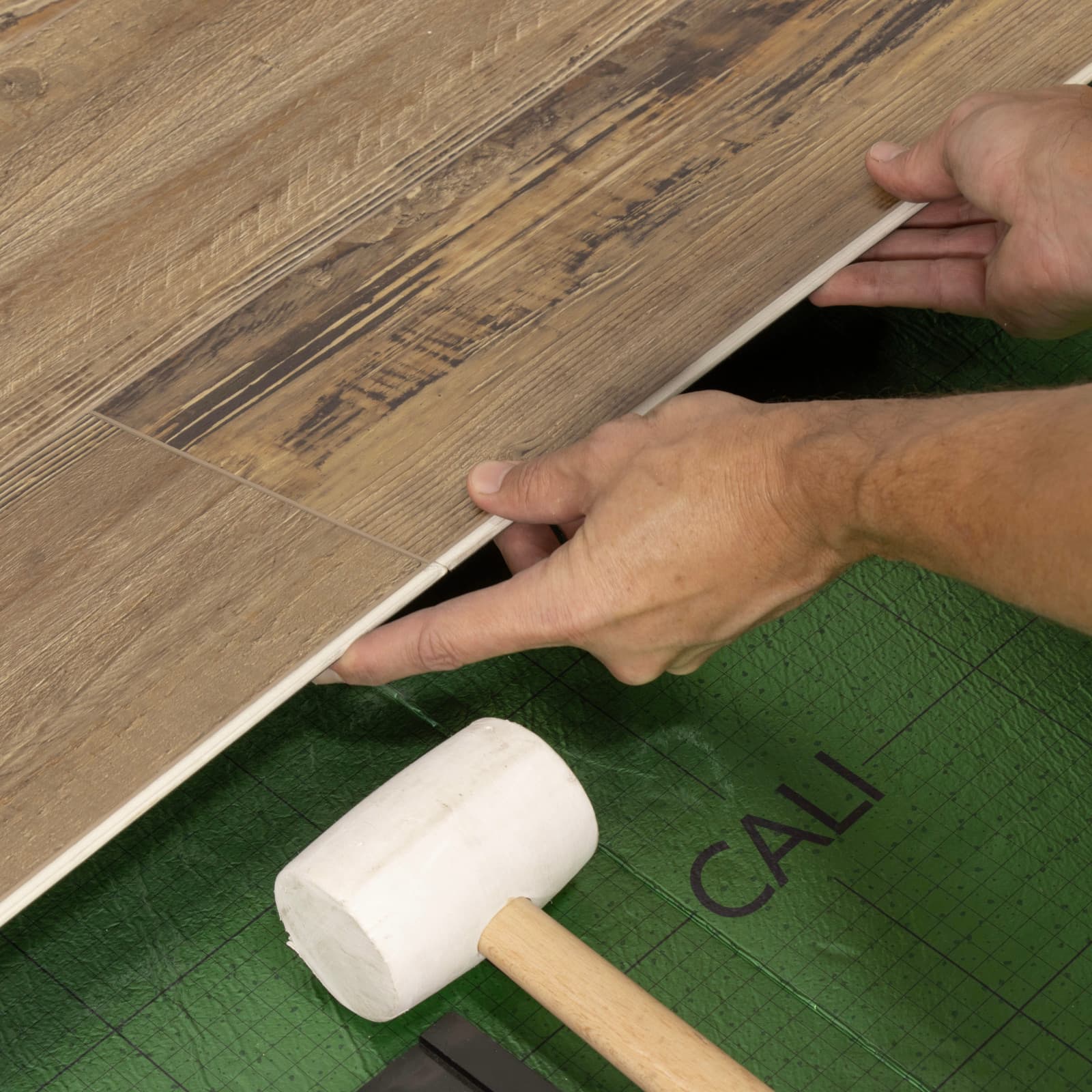 CALI Weathered Ledge 100% Waterproof (WPC) Flooring Trestles Collection - view 4