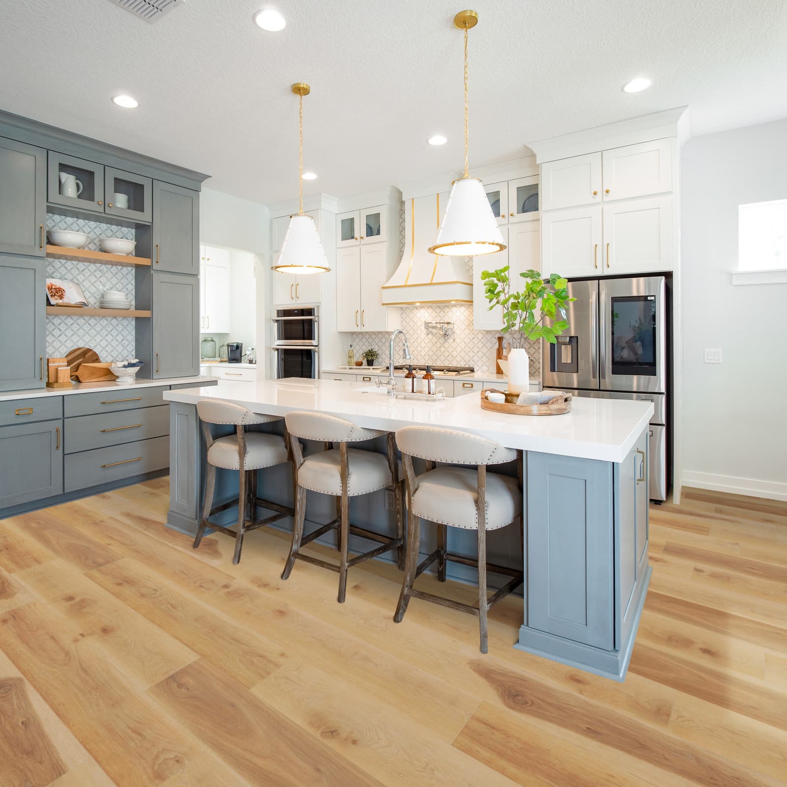 CALI South Seas Oak 100% Waterproof (WPC) Flooring Trestles Collection - view 2