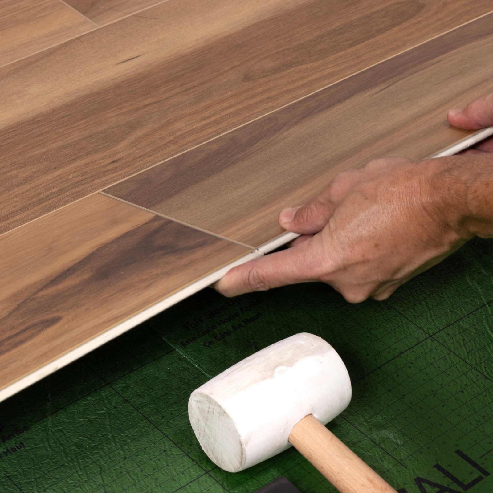 CALI Huntington Hickory 100% Waterproof (WPC) Flooring Trestles Collection - view 4