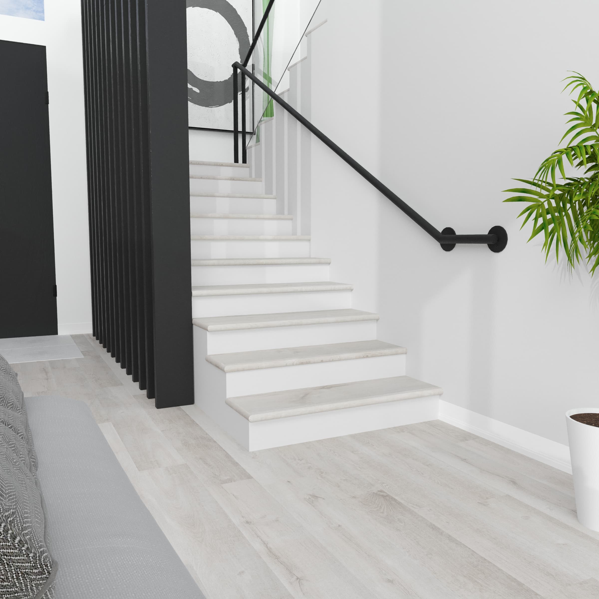 White Aspen Tread w/ Cap Universal - Image 2