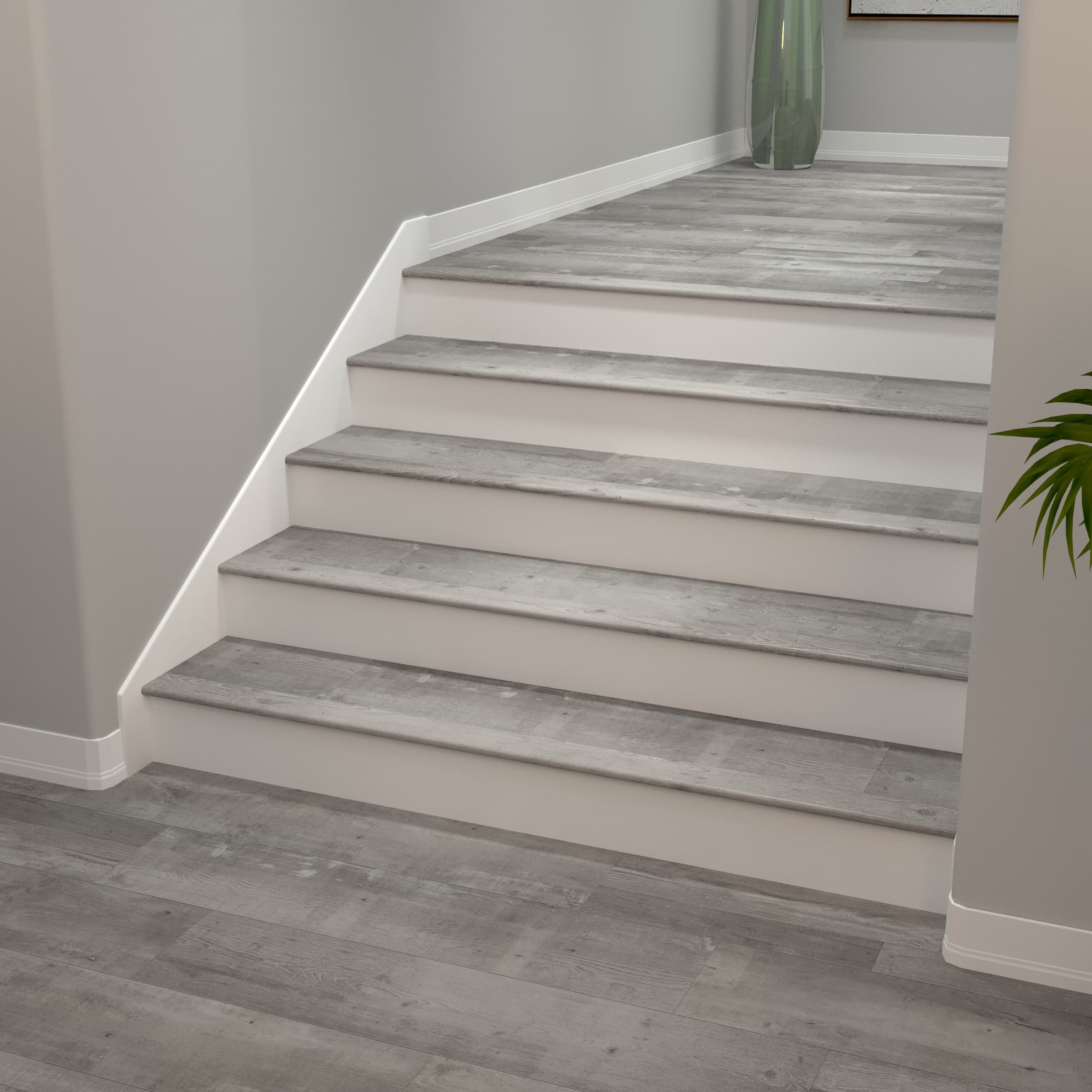 Gray Ash CALI Vinyl Stair Nosing Flush Select Premium - Image 2