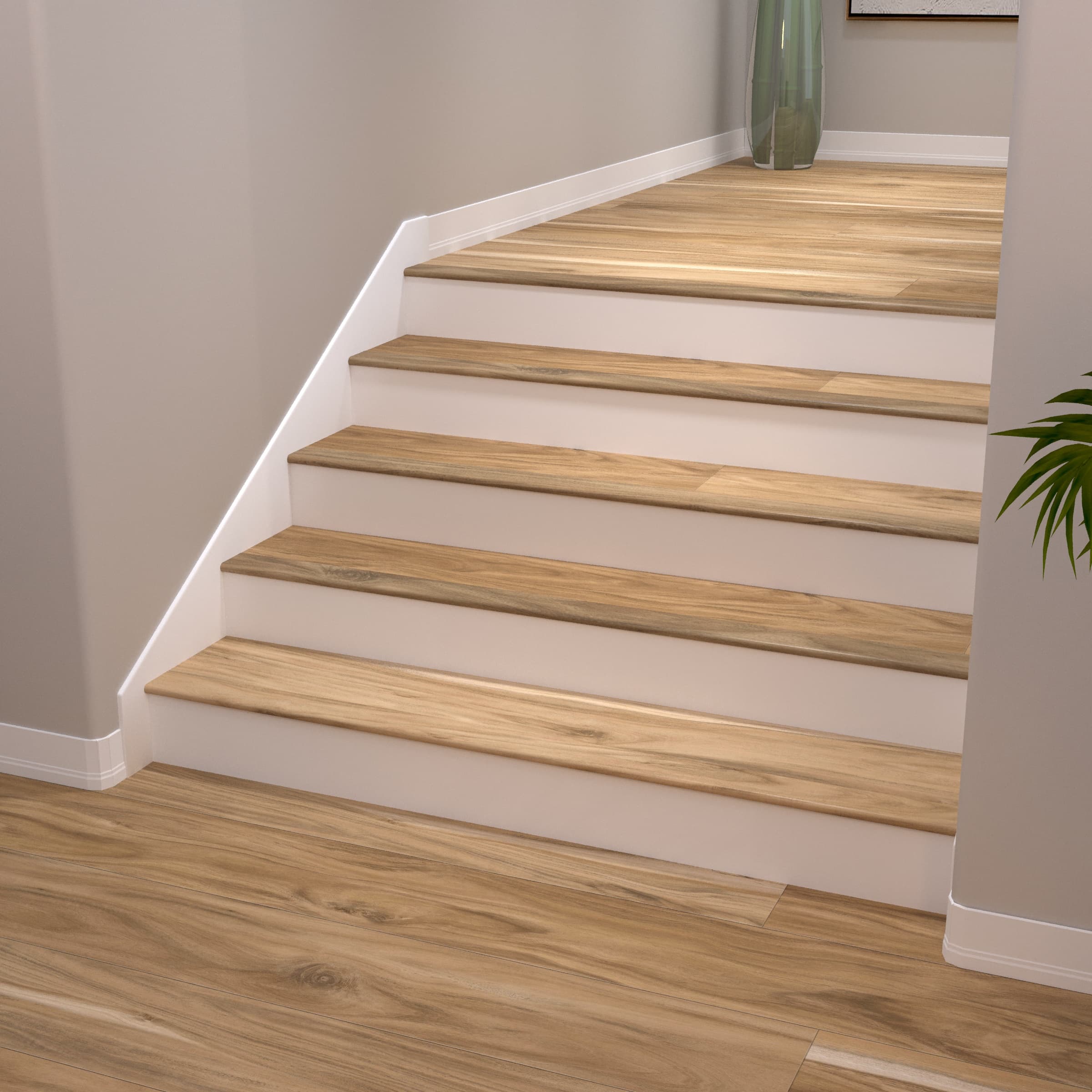 Coastal Eucalyptus CALI Vinyl Stair Nosing Flush - Image 2