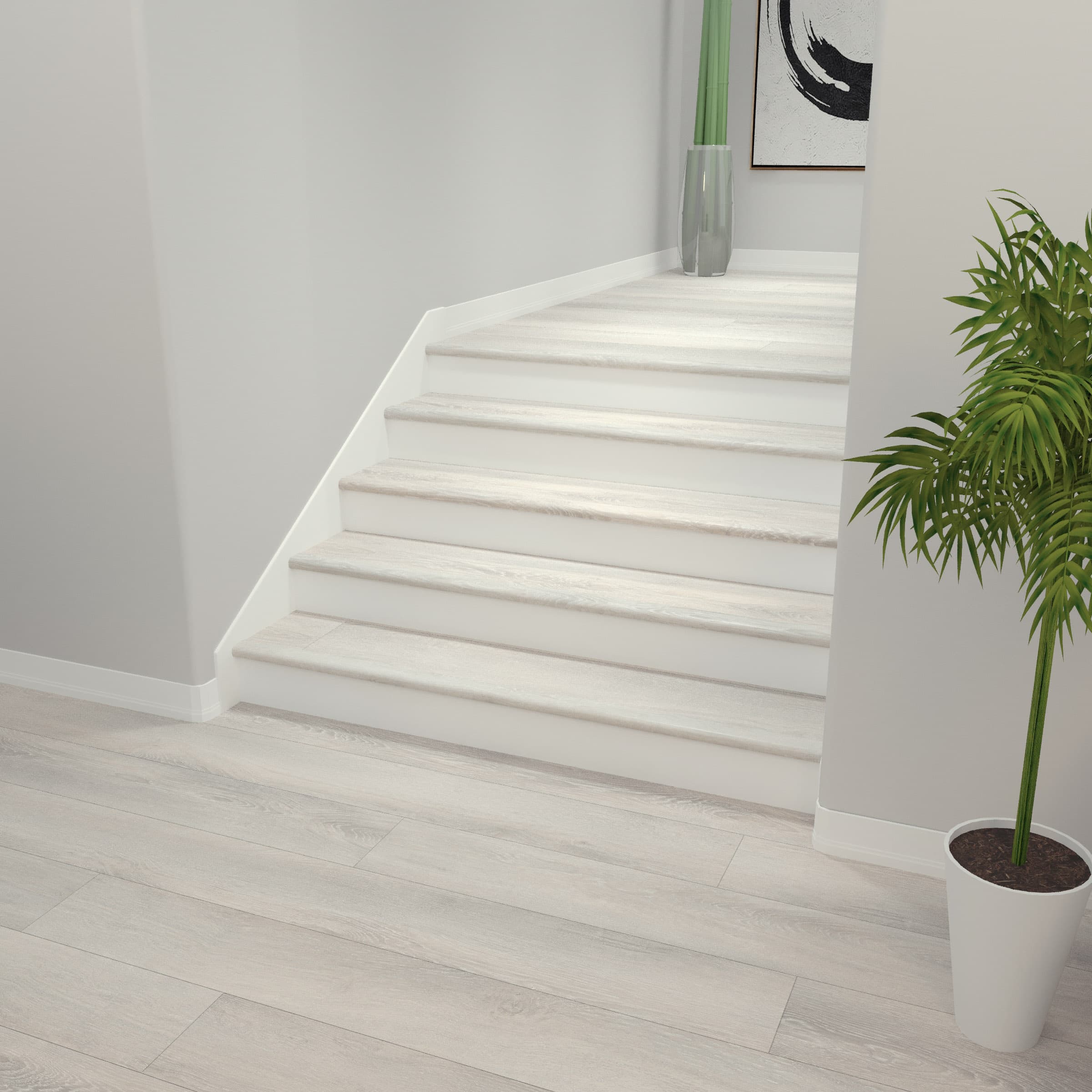 Castaway Oak CALI Vinyl Stair Nosing Overlap - Image 2