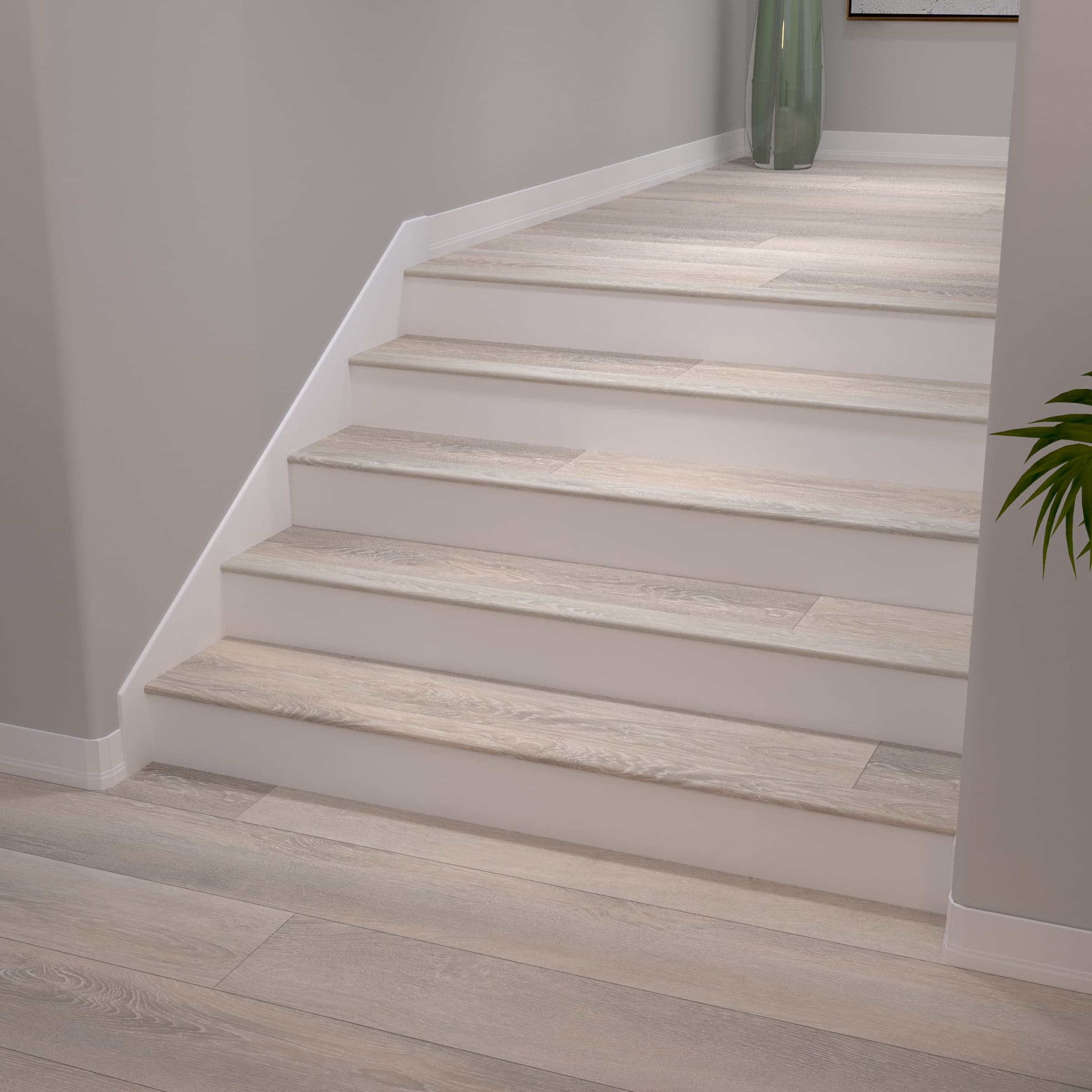 Castaway Oak CALI Vinyl Stair Nosing Flush - Image 2