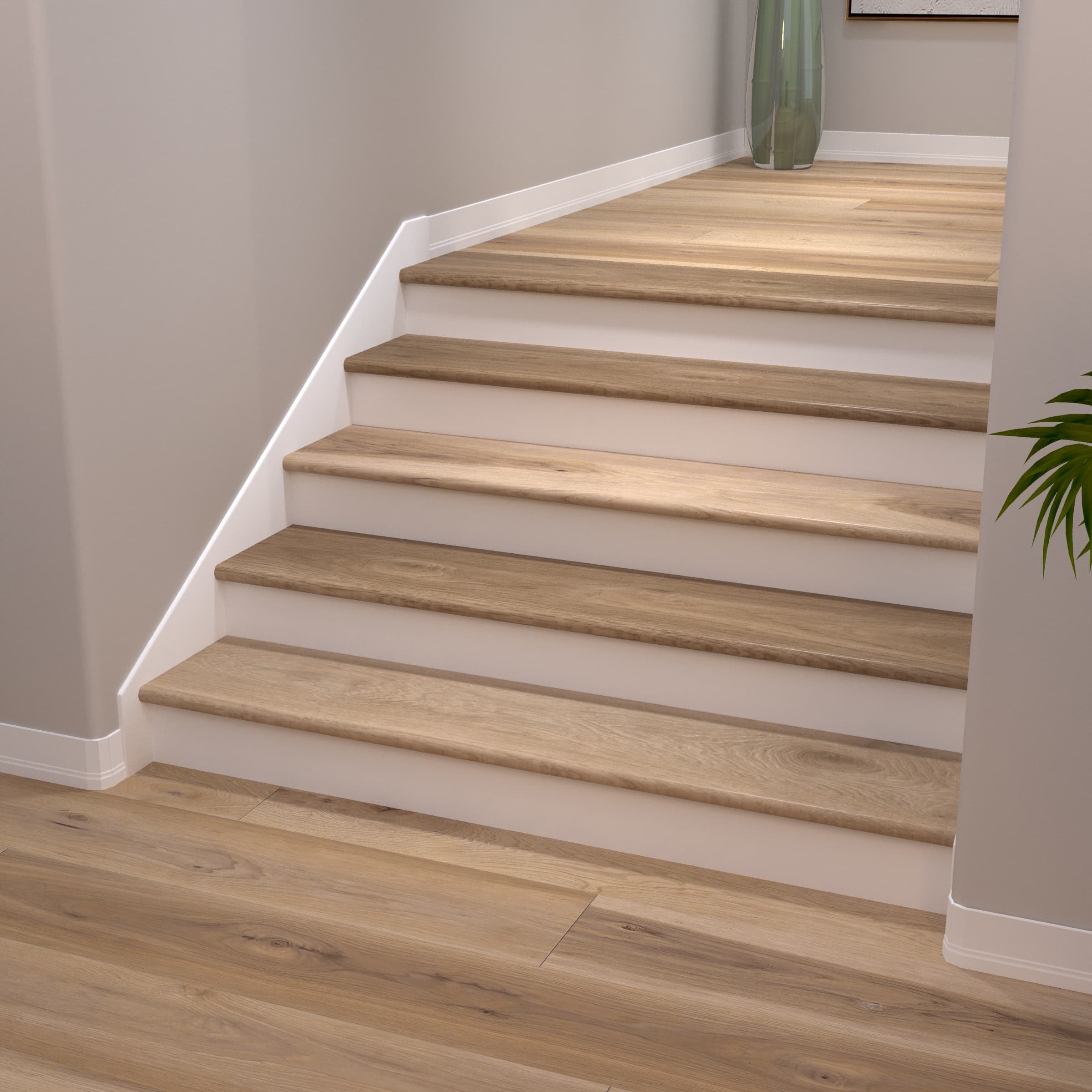Cantina Oak CALI Vinyl Stair Tread - Image 2