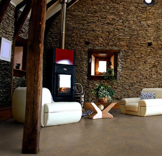 Forbo Marmoleum Cork Tree Marmoleum on Waterproof HDF Core with Cork Backing Flooring — Cinch LOC SEAL (Plank) Collection