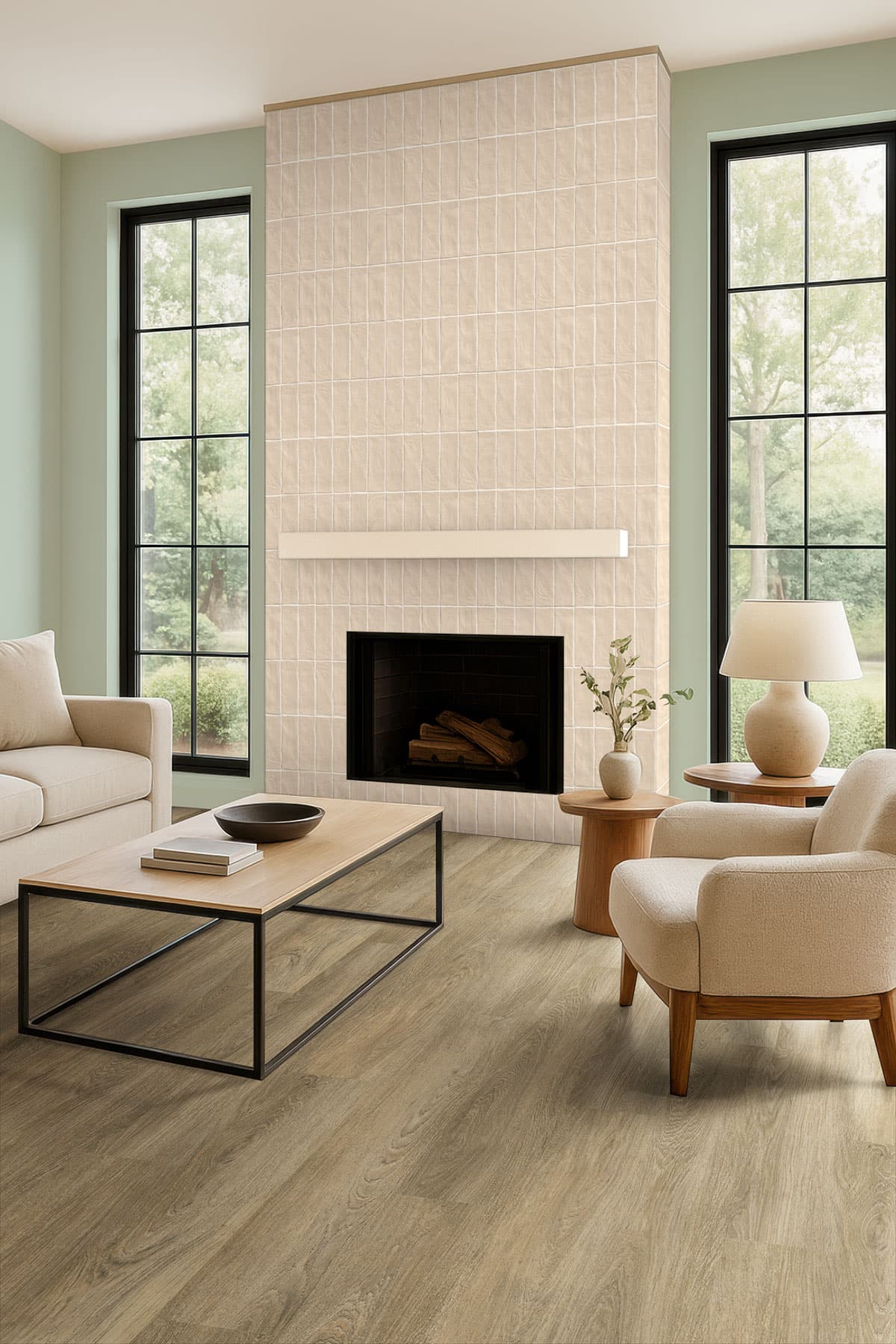 MSI Everlife Ayla Glue Down Luxury Vinyl Flooring — Acclima Collection — detail view 4