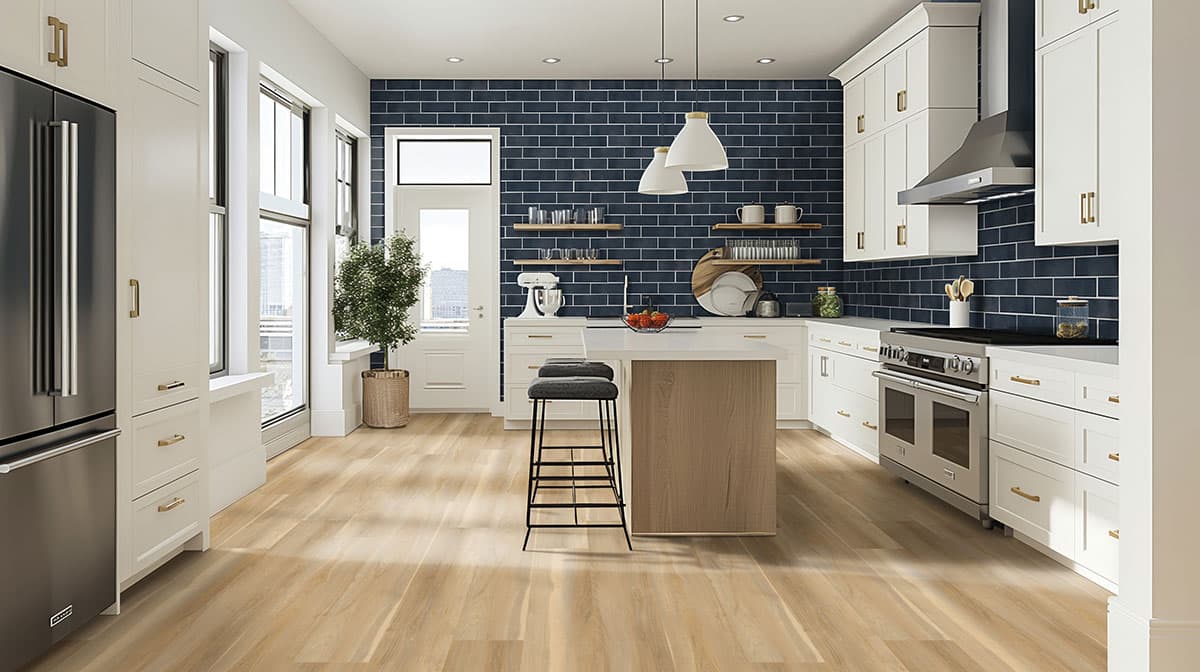 MSI Everlife Bayhill Blonde Glue Down Luxury Vinyl Flooring — Nove Collection — detail view 5