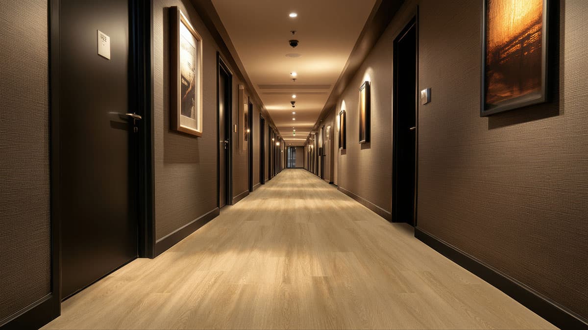 MSI Everlife Bayside Buff Glue Down Luxury Vinyl Flooring — Nove Reserve Collection — detail view 6