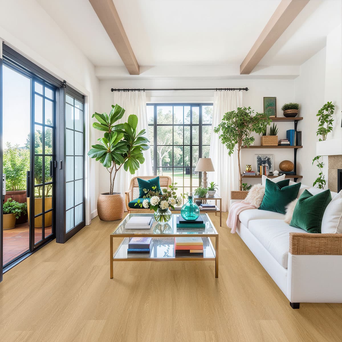 MSI Everlife Bayside Buff Glue Down Luxury Vinyl Flooring — Nove Collection