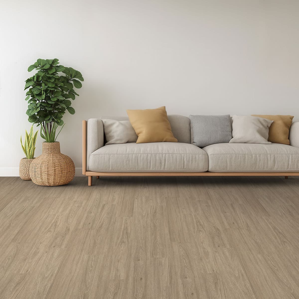 MSI Everlife Bleached Elm Glue Down Luxury Vinyl Flooring — Wilmont Collection — detail view 5