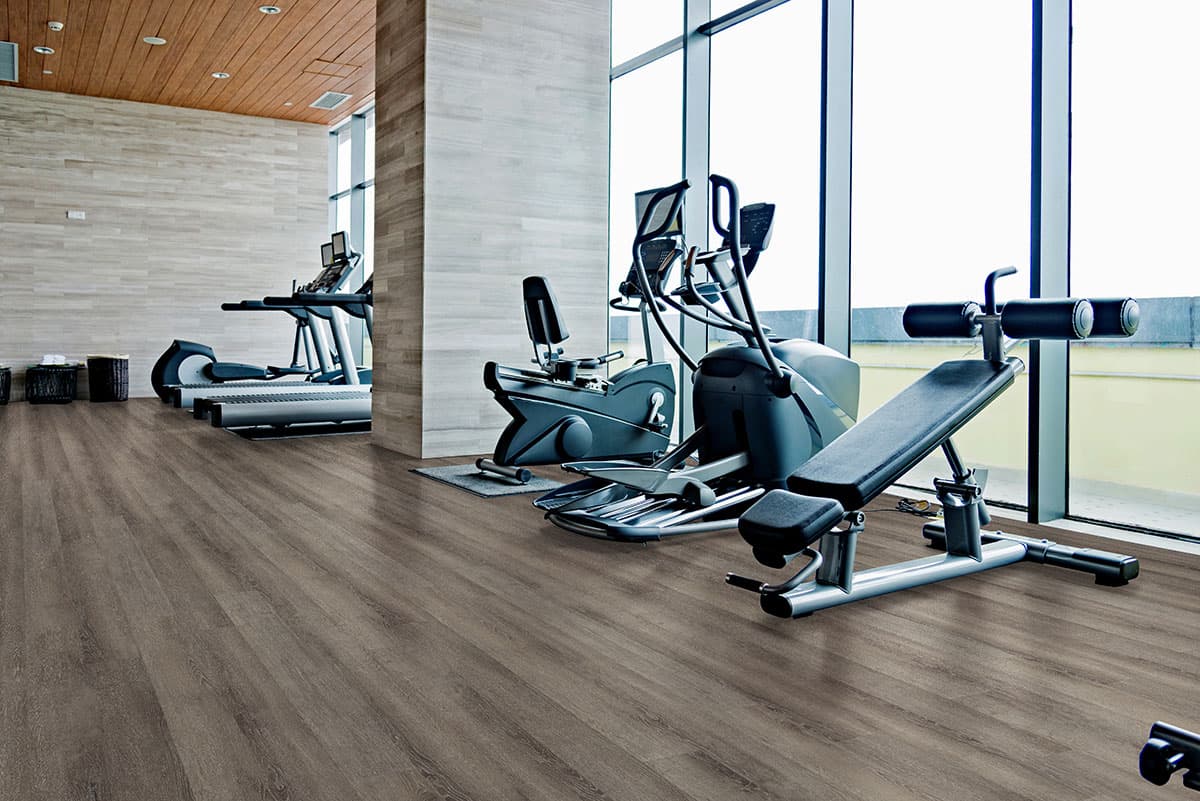 MSI Everlife Charcoal Oak Glue Down Luxury Vinyl Flooring — Glenridge Collection