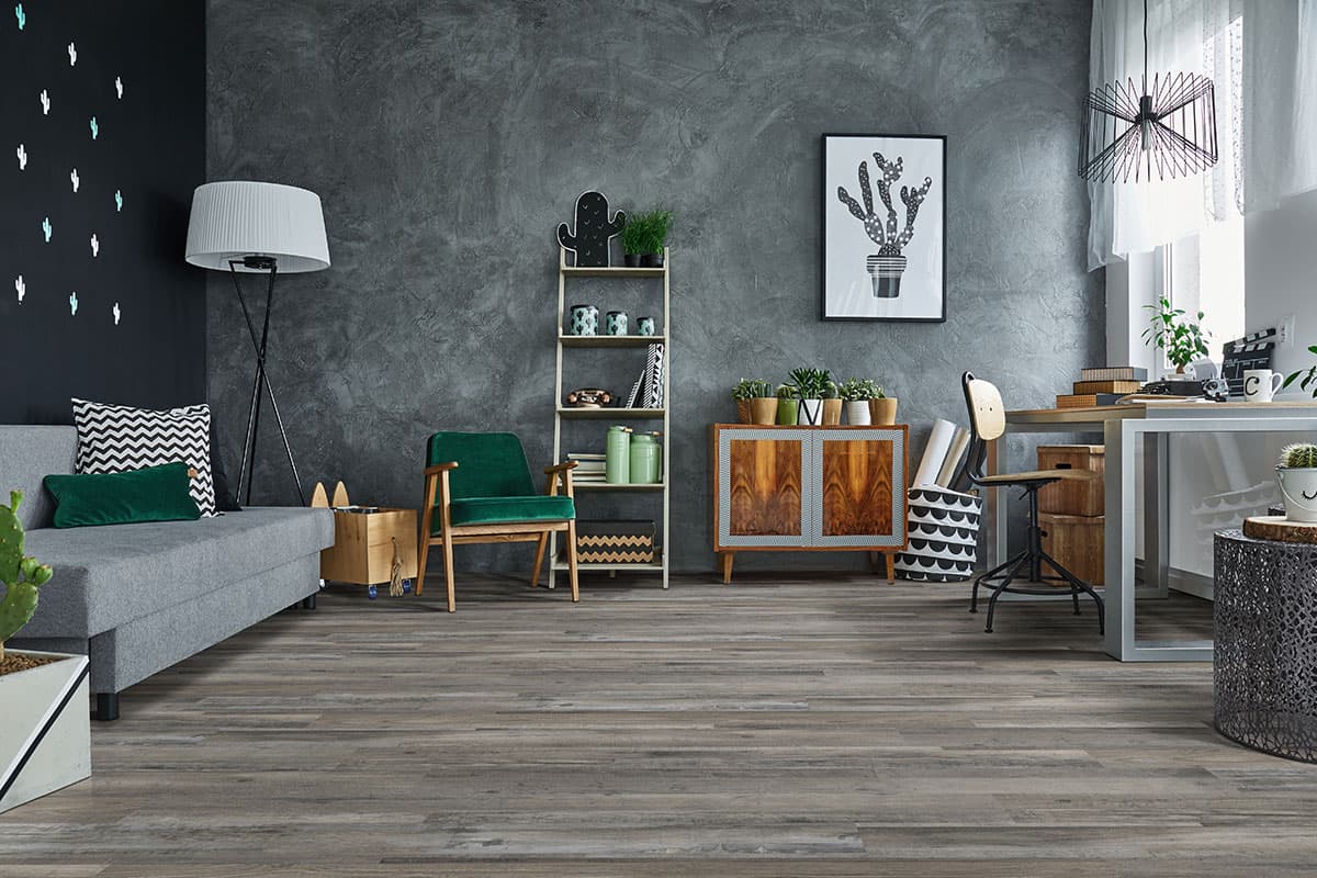 MSI Everlife Coastal Mix Glue Down Luxury Vinyl Flooring — Glenridge Collection — detail view 3