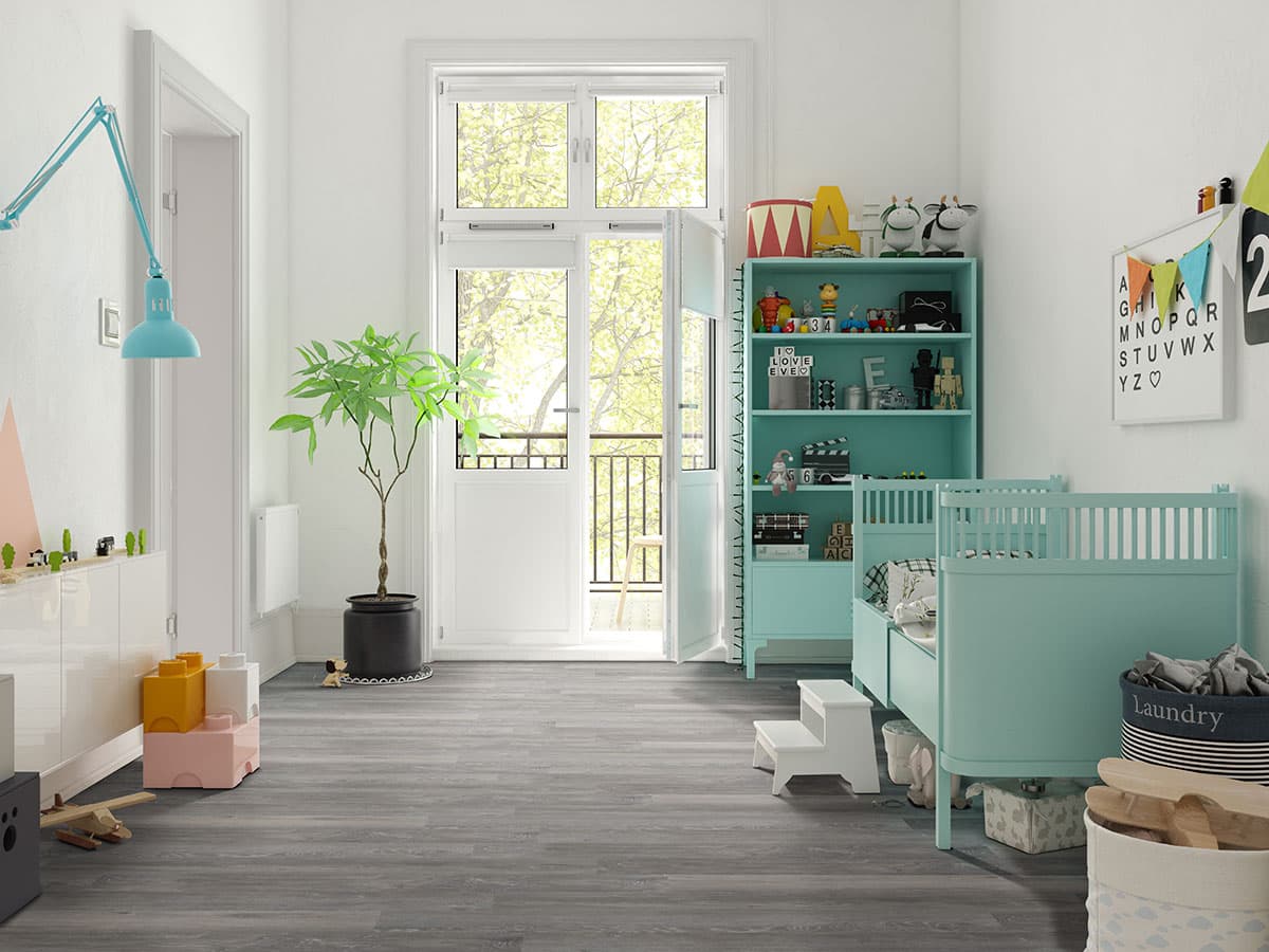 MSI Everlife Elmwood Ash Glue Down Luxury Vinyl Flooring — Katavia Collection — detail view 3