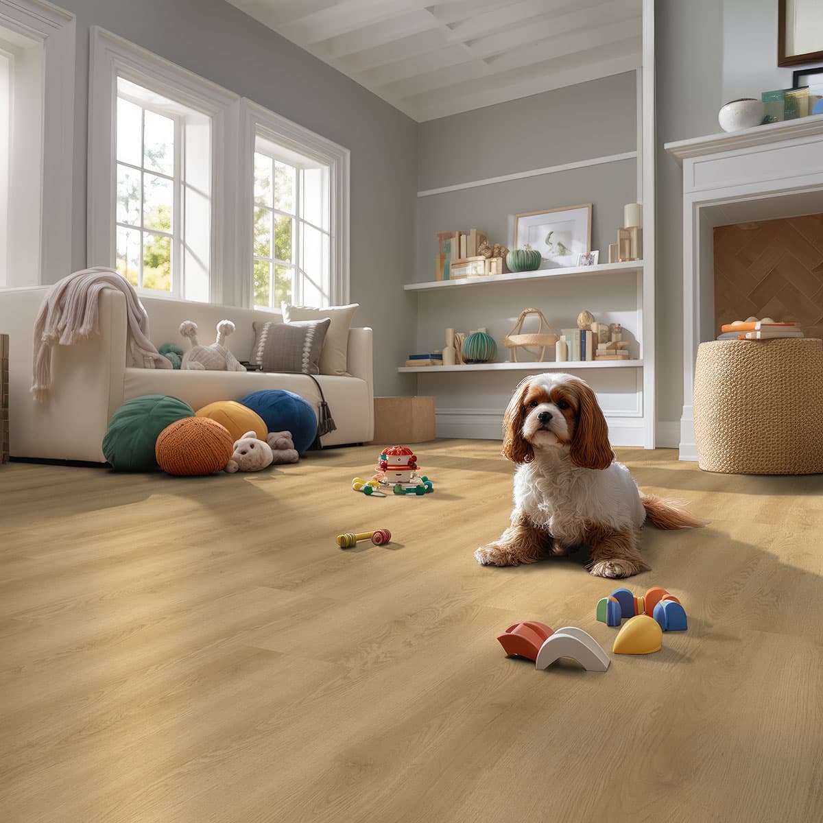 MSI Everlife Hyde Haven Glue Down Luxury Vinyl Flooring — Nove Reserve Collection — detail view 4