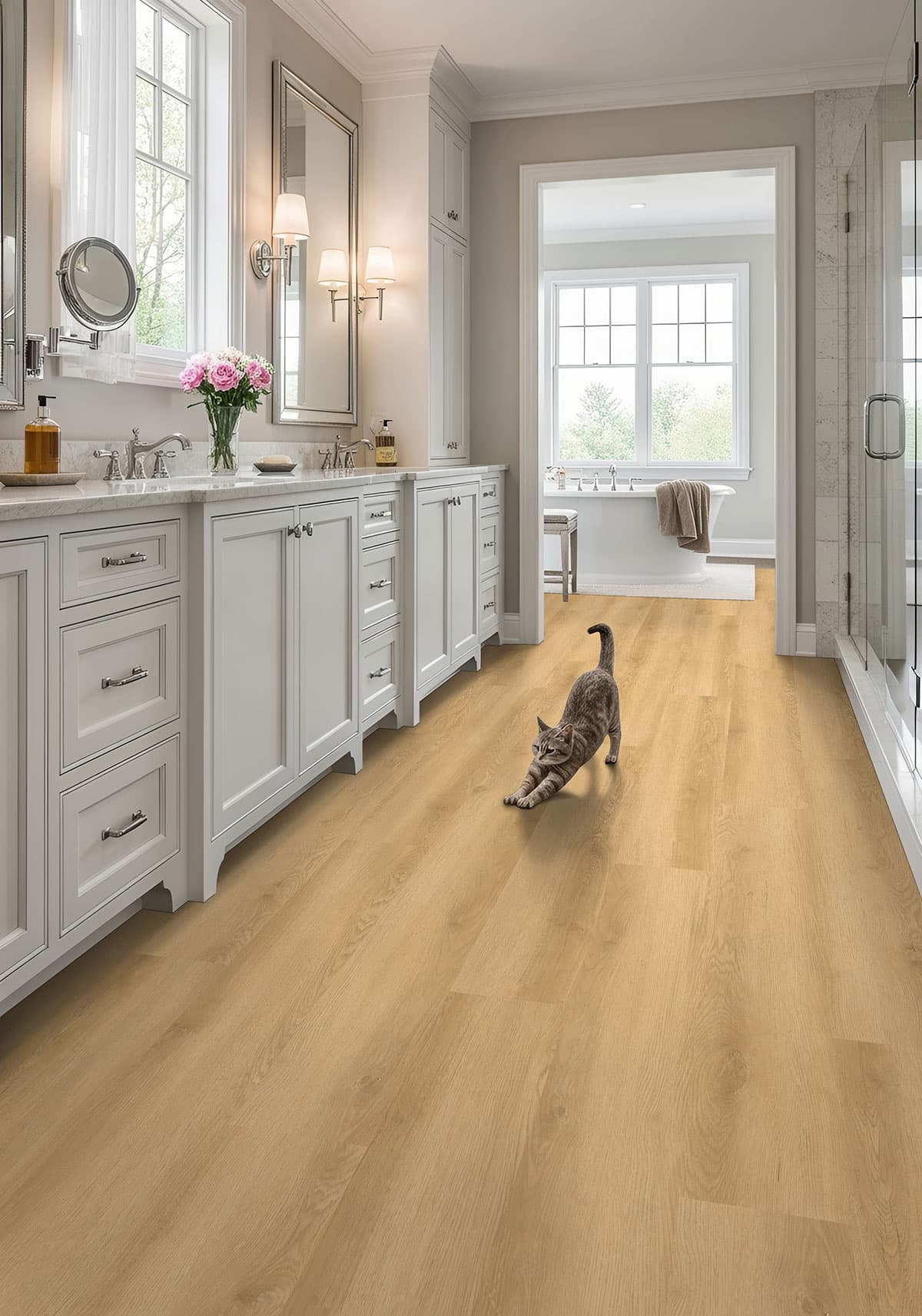 MSI Everlife Hyde Haven Glue Down Luxury Vinyl Flooring — Nove Collection — detail view 6