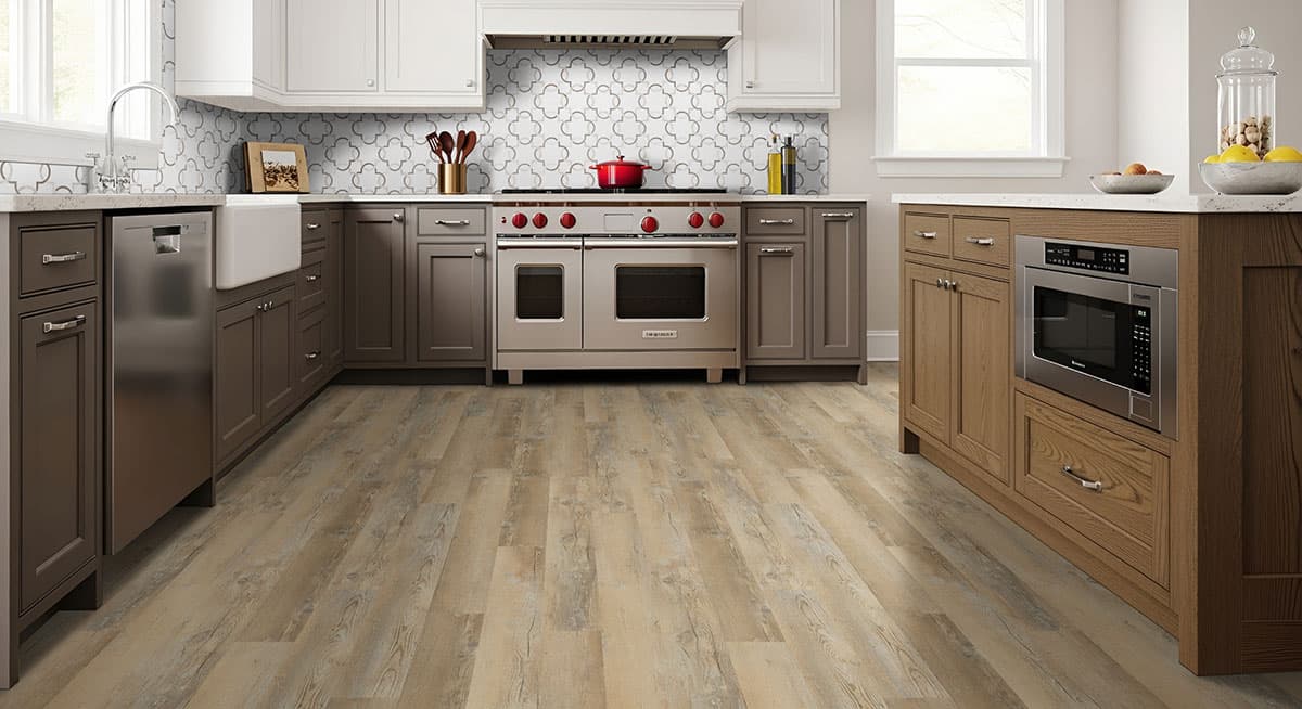 MSI Everlife Lime Washed Oak Glue Down Luxury Vinyl Flooring — Katavia Collection — detail view 6