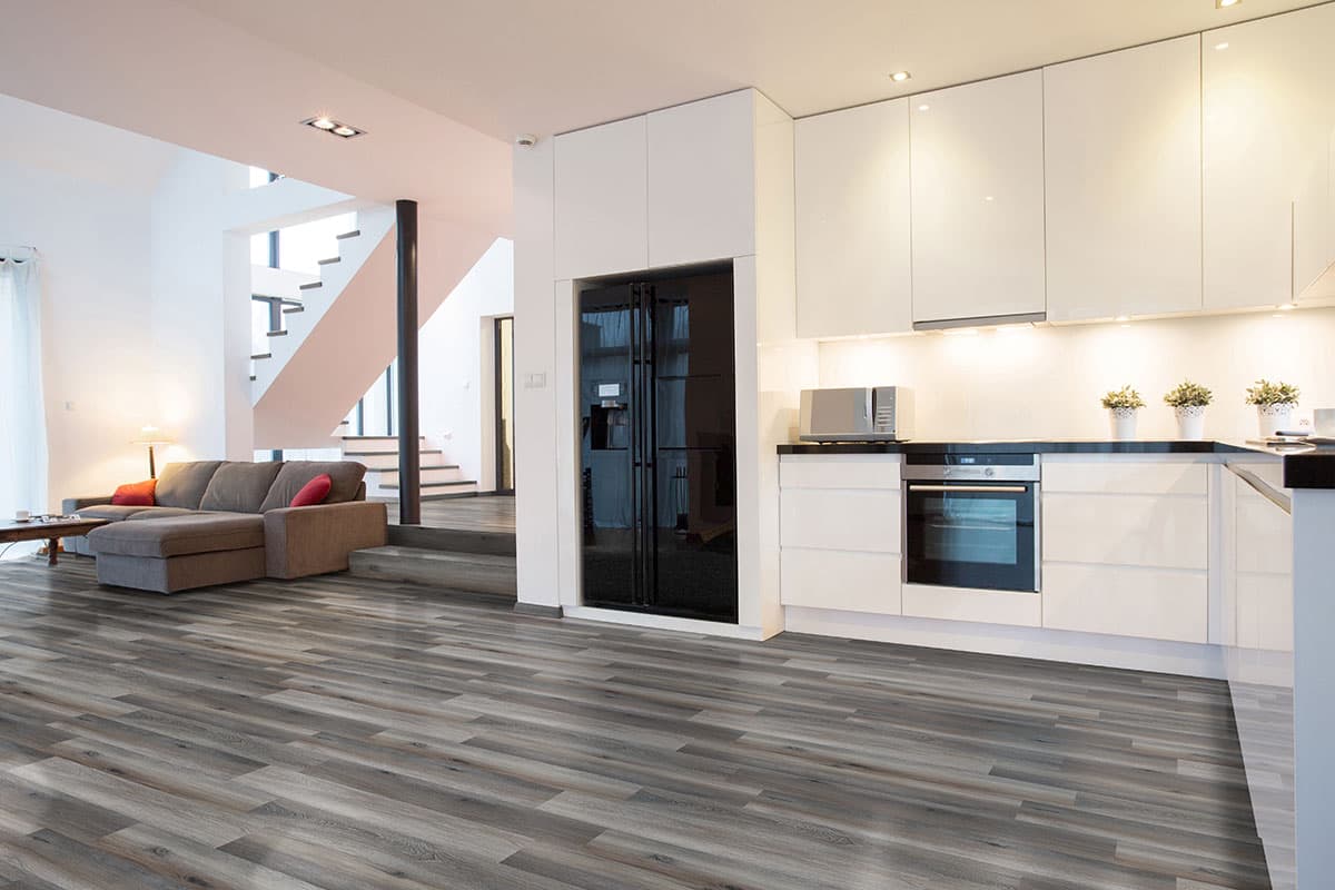 MSI Everlife Midnight Maple Glue Down Luxury Vinyl Flooring — Glenridge Collection