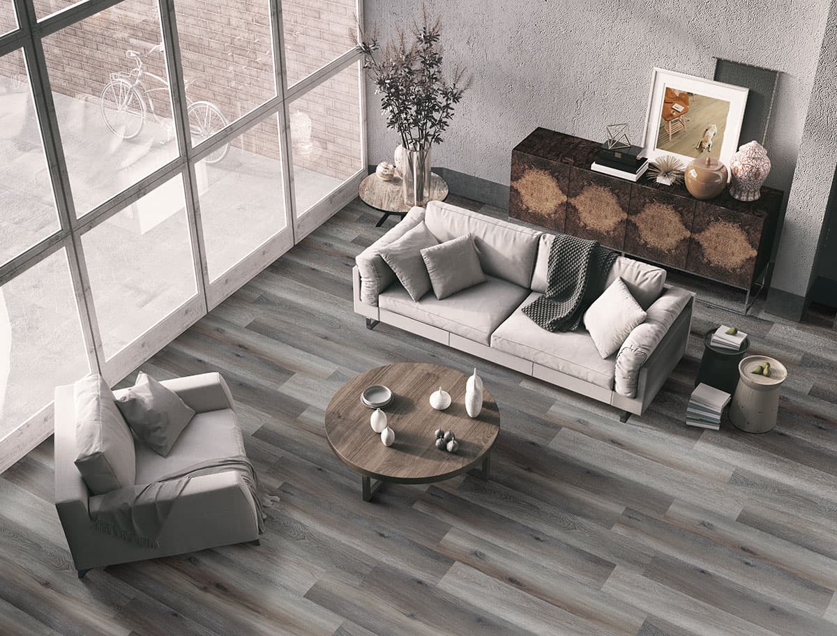 MSI Everlife Midnight Maple Glue Down Luxury Vinyl Flooring — Glenridge Collection — detail view 3