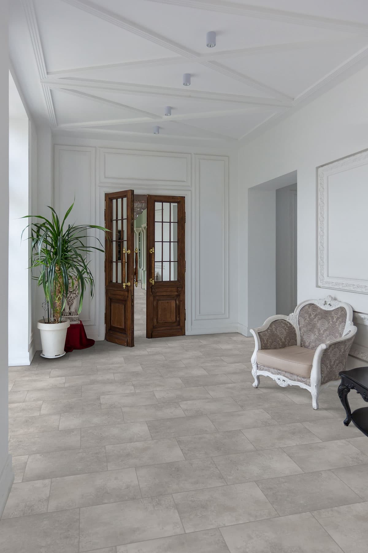 MSI Everlife Mountains Gray Glue Down Luxury Vinyl Flooring — Glenridge Collection — detail view 4
