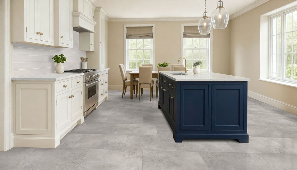 MSI Everlife Mountains Gray Glue Down Luxury Vinyl Flooring — Glenridge Collection — detail view 5