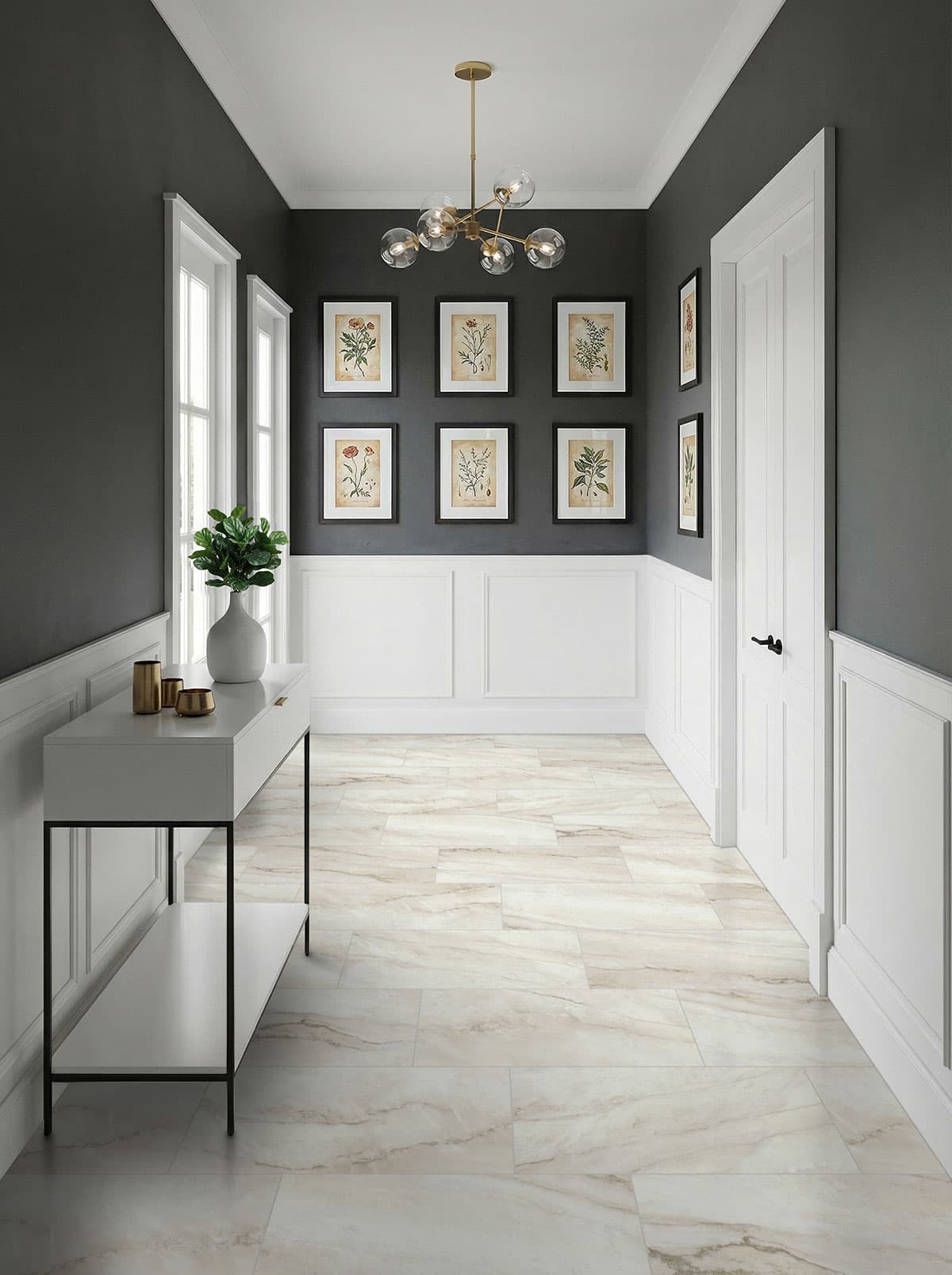 MSI Everlife Quarzo Taj Glue Down Luxury Vinyl Flooring — Glenridge Collection — detail view 3