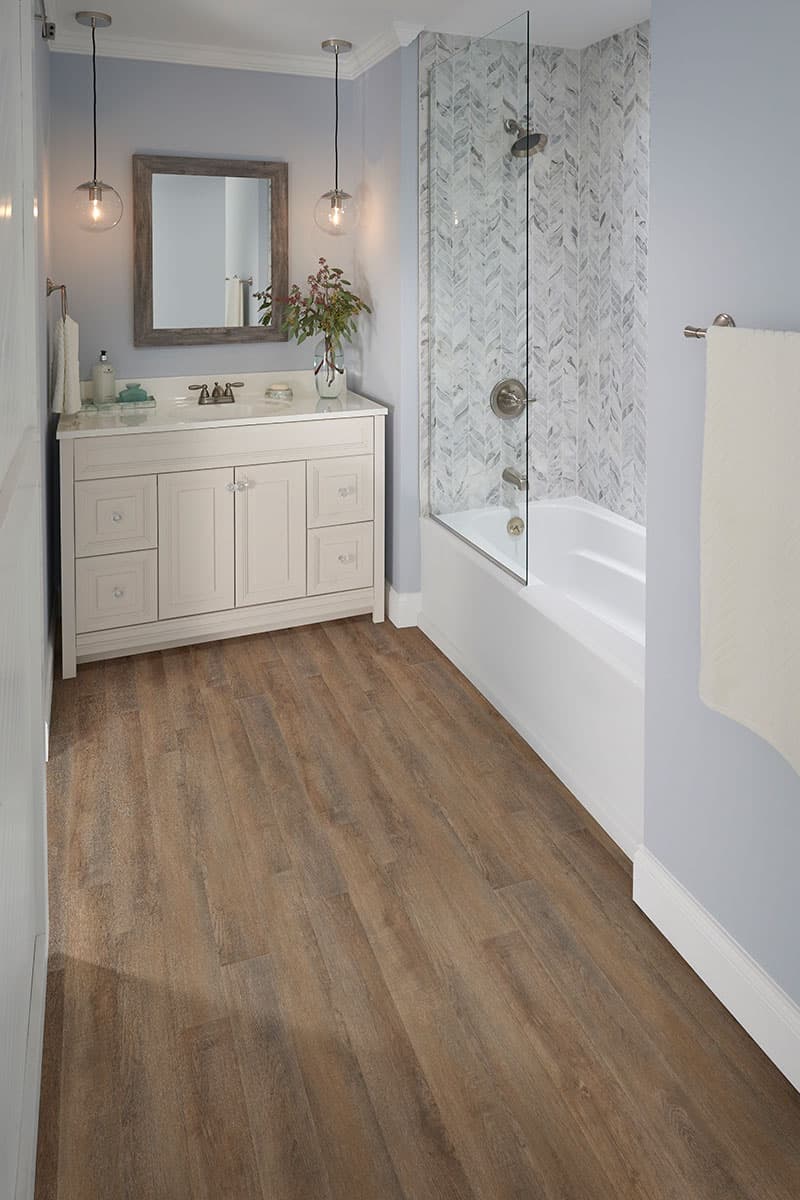 MSI Everlife Reclaimed Oak Glue Down Luxury Vinyl Flooring — Katavia Collection — detail view 5