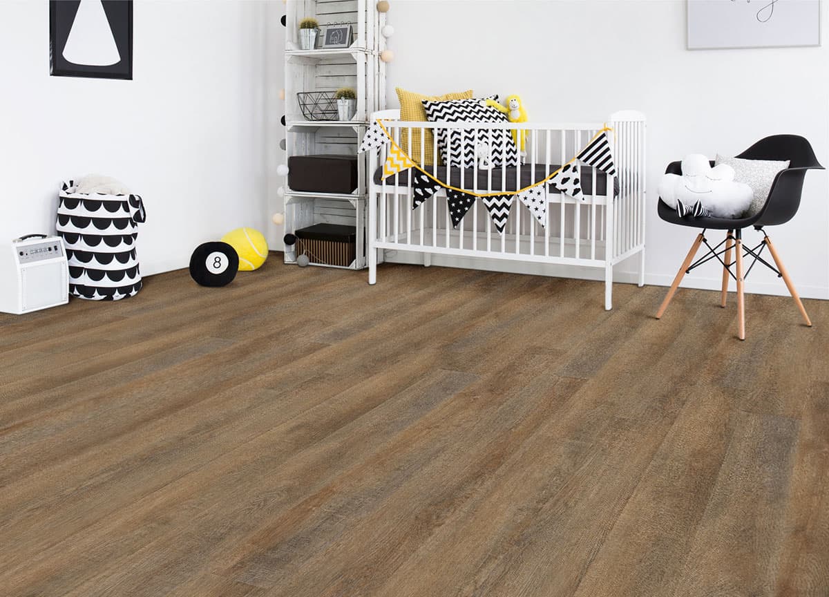 MSI Everlife Reclaimed Oak Glue Down Luxury Vinyl Flooring — Katavia Collection — detail view 6